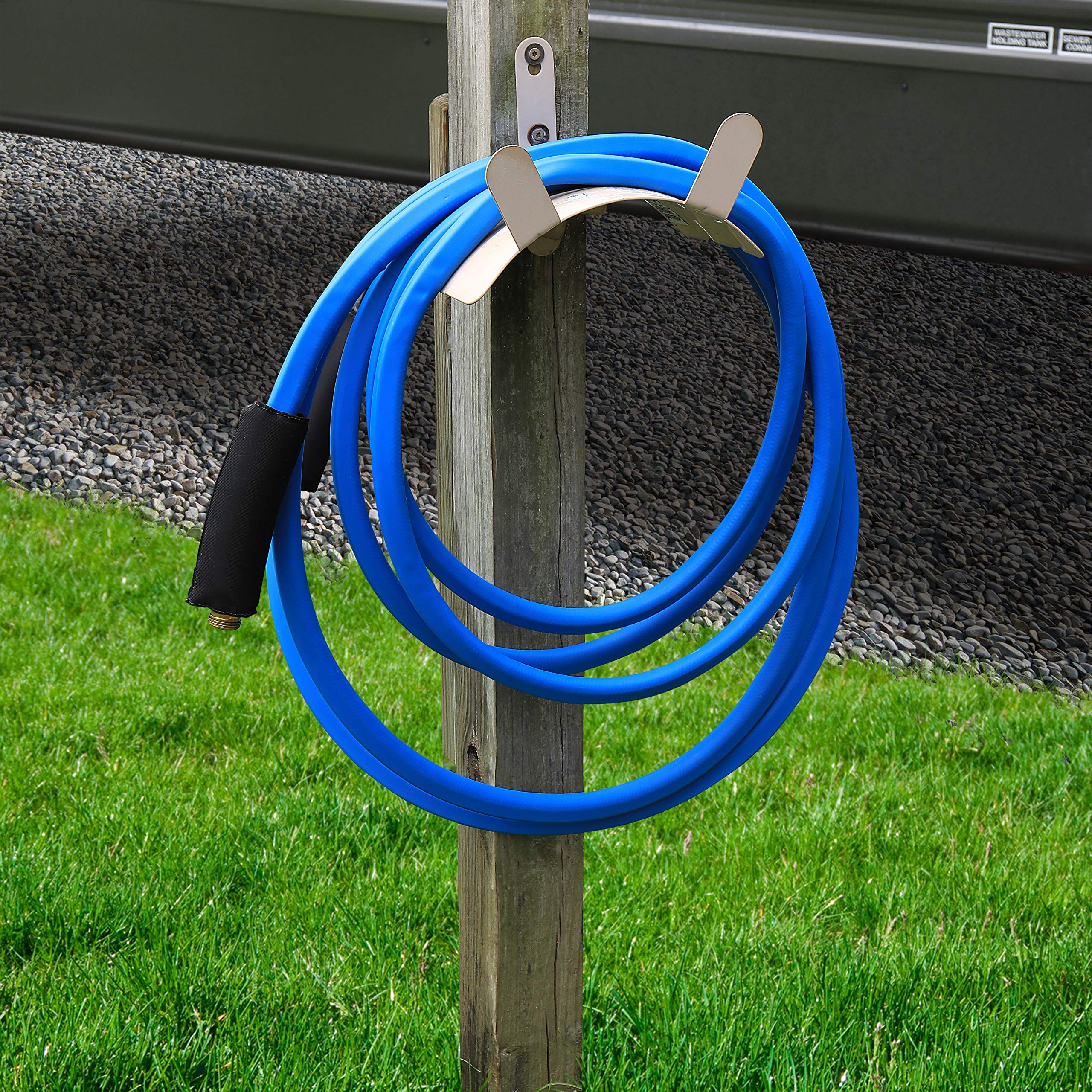25' x 1/2" Valterra Heated Fresh Water RV Hose, Blue