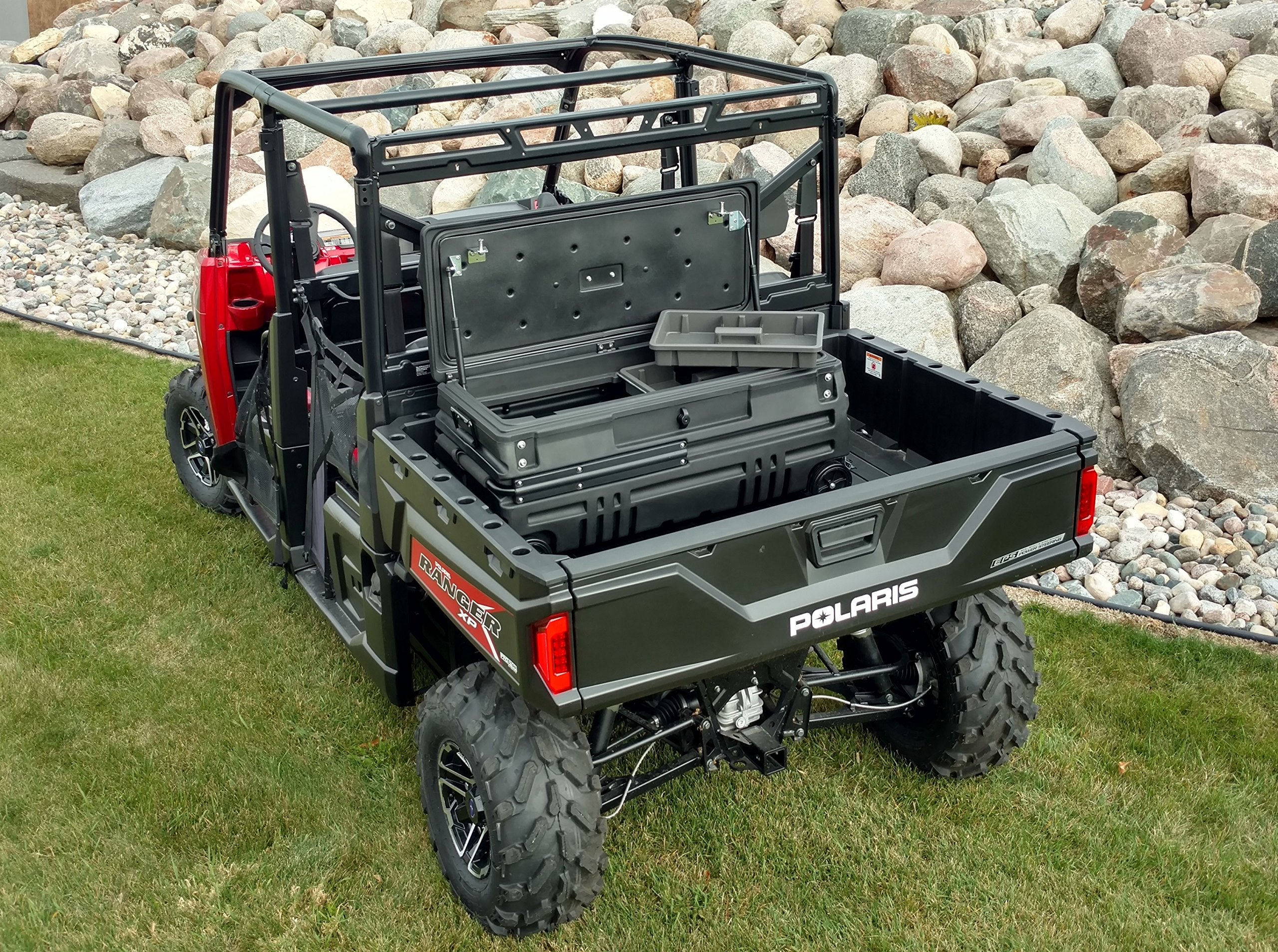 DU-HA Squad Box, Portable Storage Truck/SUV/Jeep with Internal Latch & Slide Bracket, Black, Part #70671