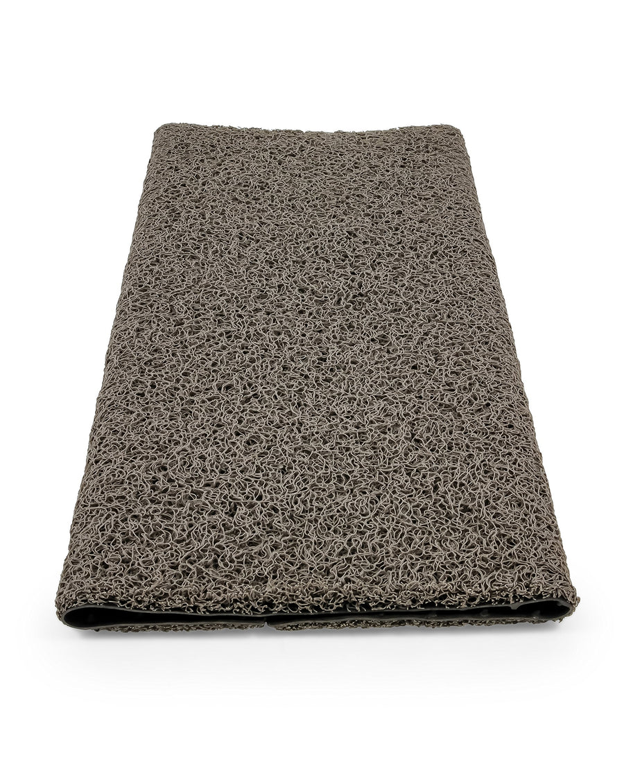 Gray Camco Premium Wrap Around RV Step Rug (PVC Material (17.5" x 18"))