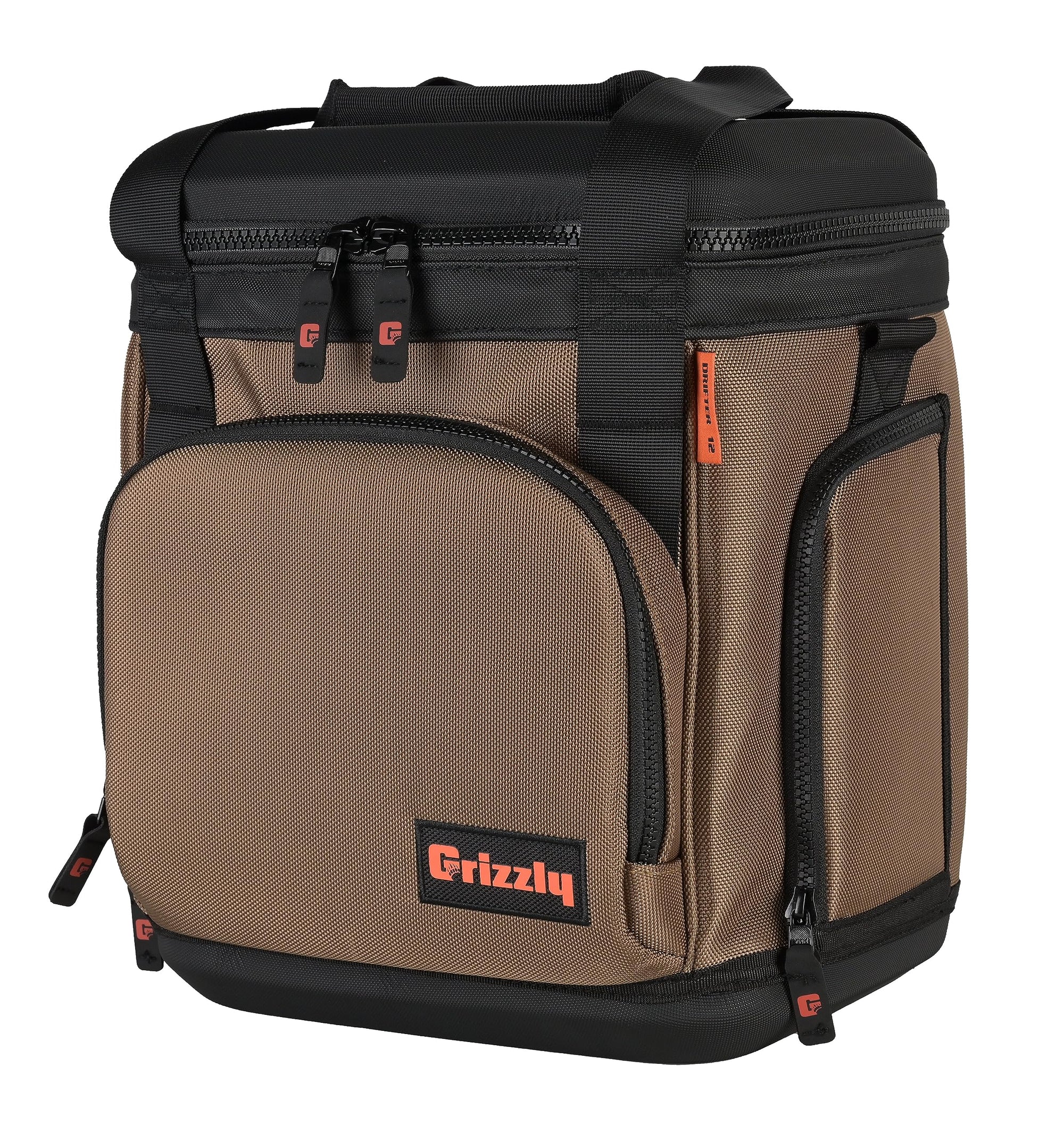 Grizzly Drifter 12 Quart Cooler, Tan, Polyester