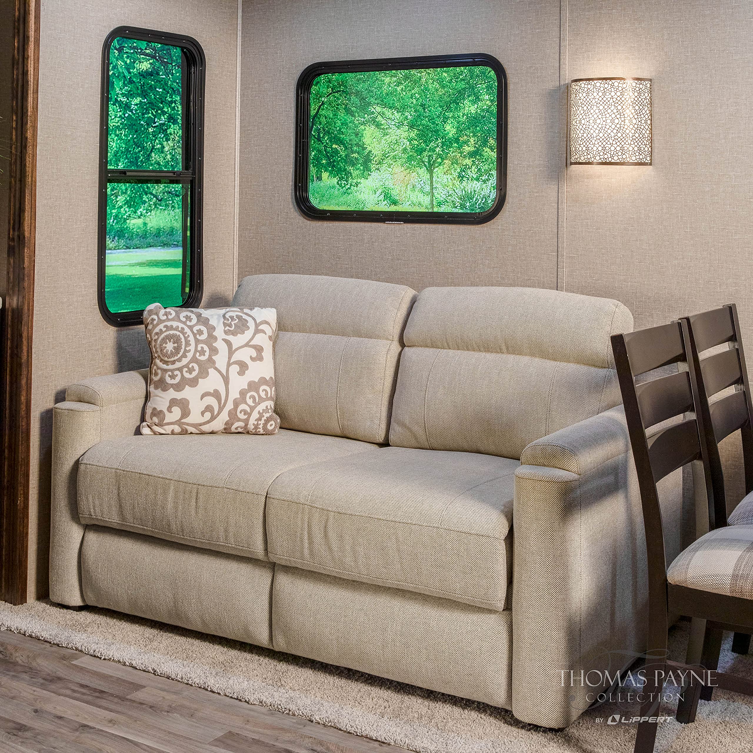 62" Thomas Payne Tri-Fold Sofa for RVs, 5th Wheel, Travel Trailers and Motorhomes, Norlina