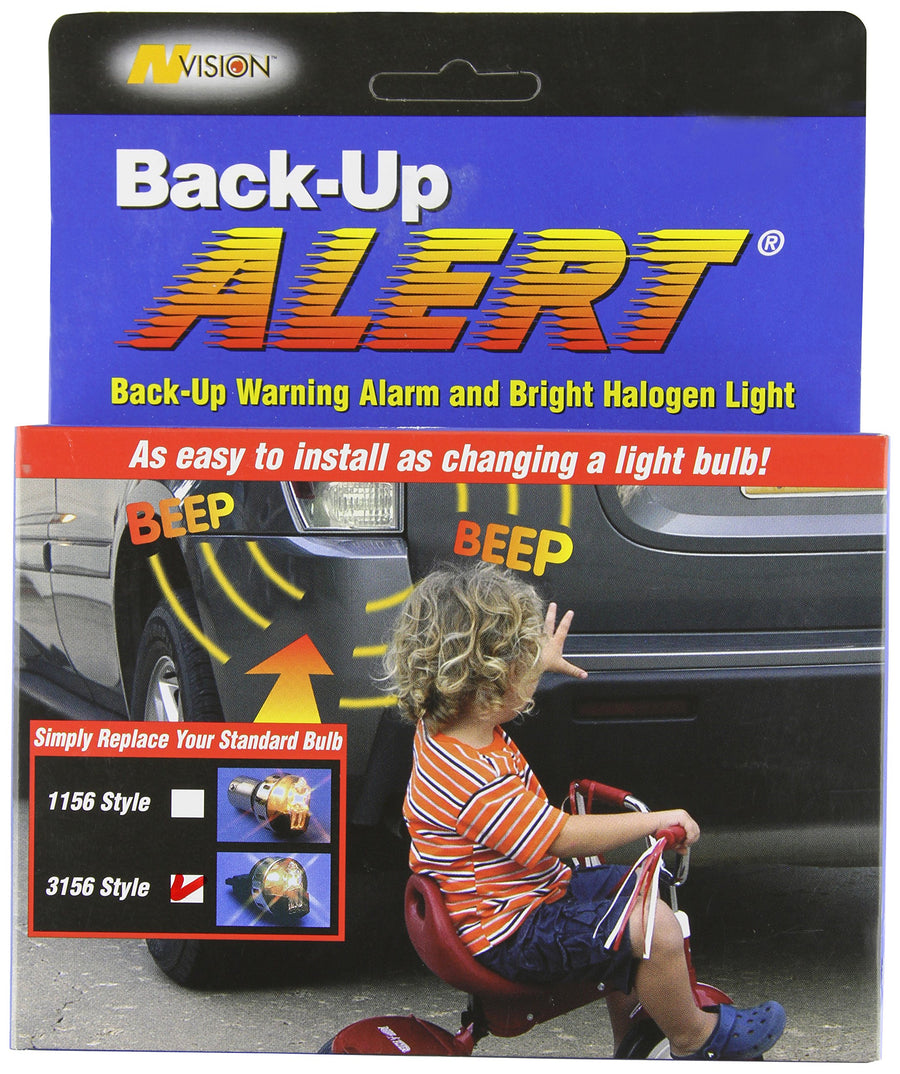 Hopkins nVision 20101VA-CL-EN Back-Up Alert with Audible Back-Up Warning 3156 Style Light Bulb