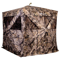Pro Series Ameristep Thermal Hub Blind | 4 Person Insulated Hunting Blind Designed for Cold Weather in Mossy Oak Elements Terra, AMEBF1009, One Size
