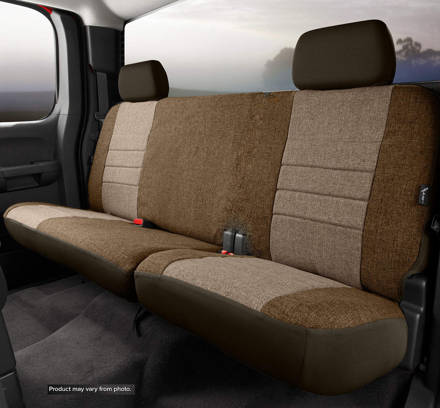 Custom Fit Fia OE32-18 TAUPE Rear Seat Cover Split Cushion 40/60 - Tweed, (Taupe)