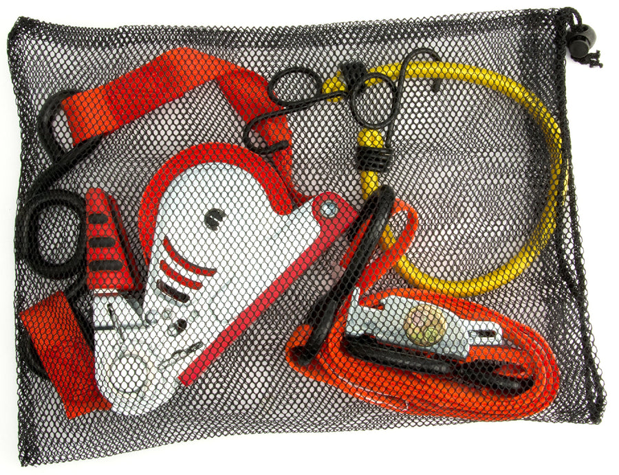 7" x 13" Mesh Storage Bag Erickson with Pull Cord