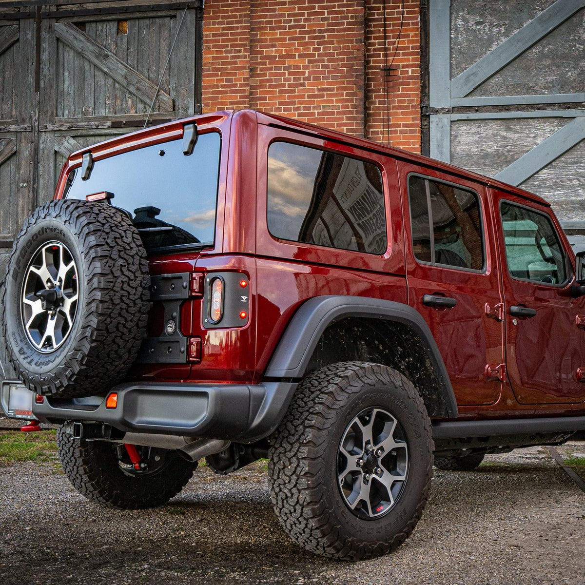 Combat Off Road LED Tail Gunner Tail Lights Compatible with Jeep JL/JLU - Flush Mount, SAE/DOT Approved