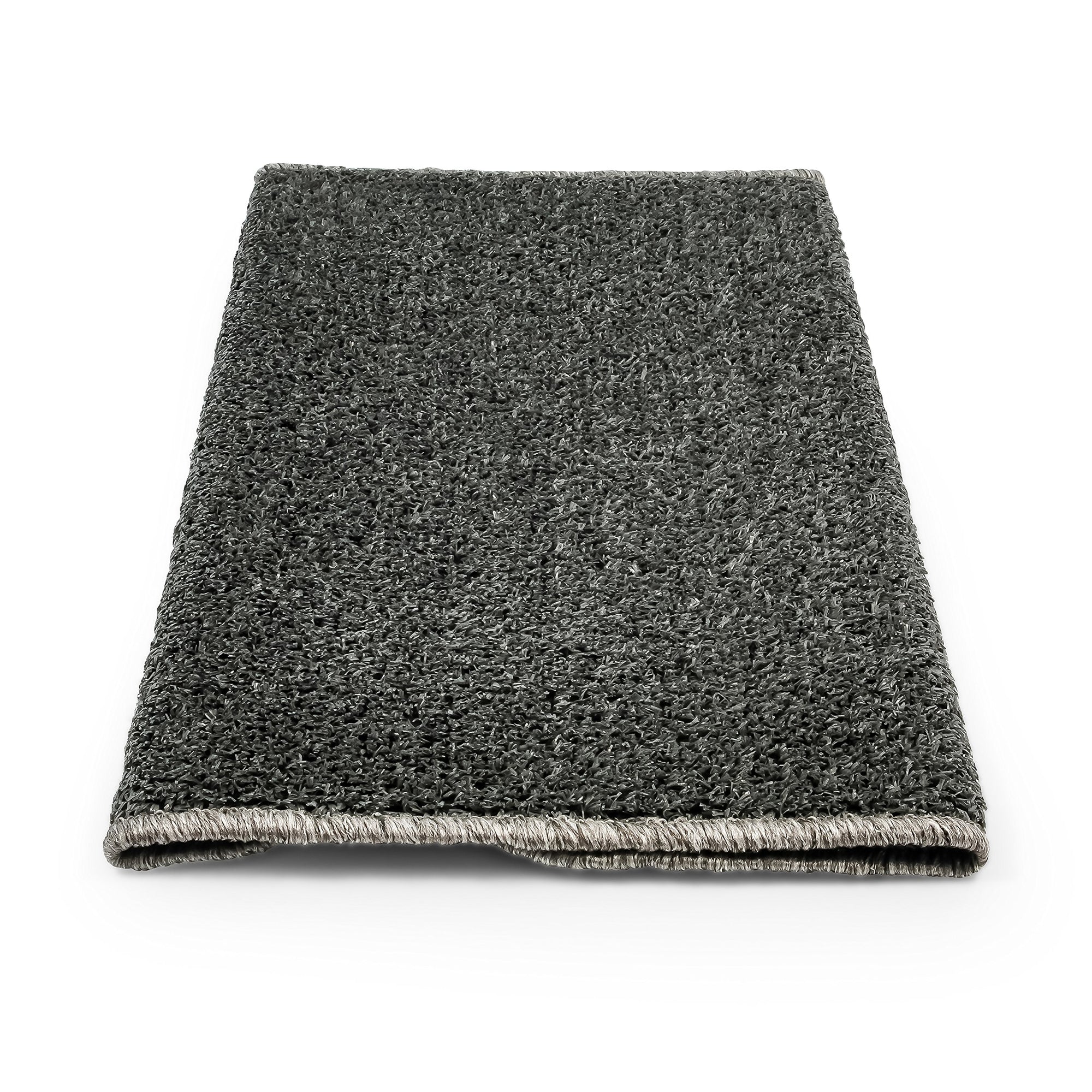 RV Step Camco Rug (Premium Wrap Around, Turf Material (22" x 20") - Gray)