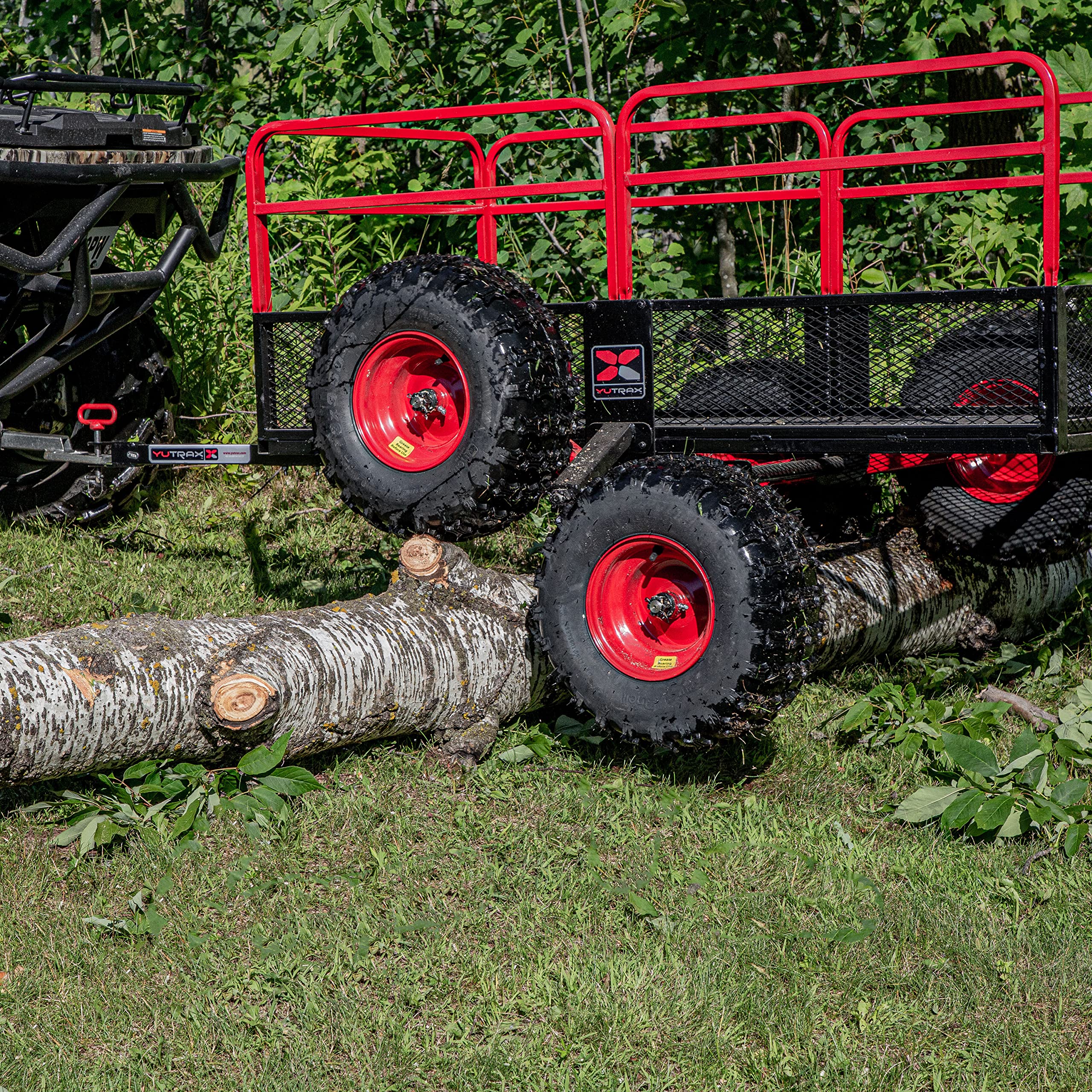 Yutrax X4 Trail Warrior Heavy Duty UTV/ATV Trailer - For Off-Road Use - 1,250 lb. Capacity, TX159