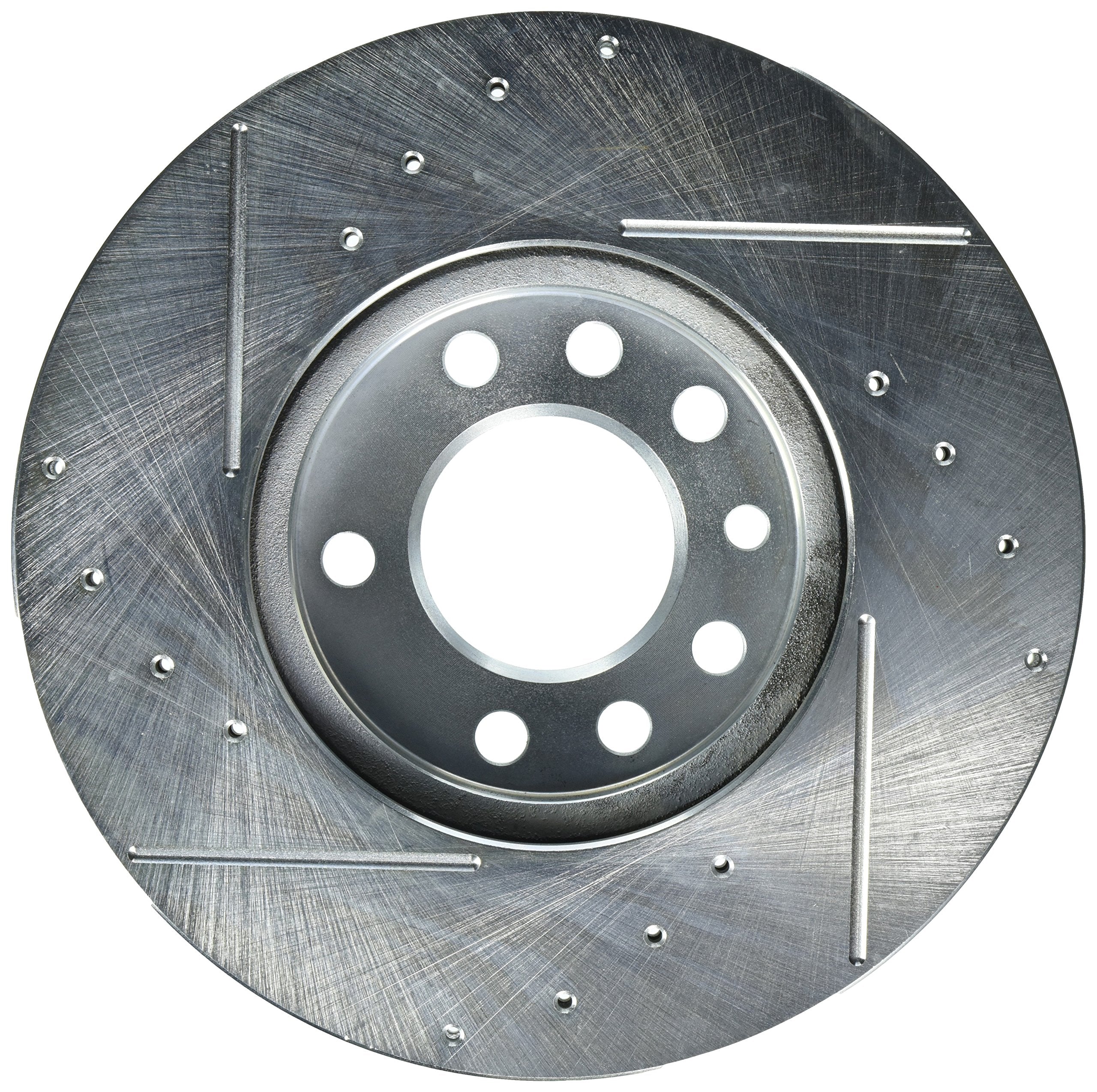 Power Stop Front EBR613XPR Drilled & Slotted Rotor Pair For Saab 9-3, Saab 9-5, Saab 900, L100, L200, L300, LW200, LW300 [Model Specific]