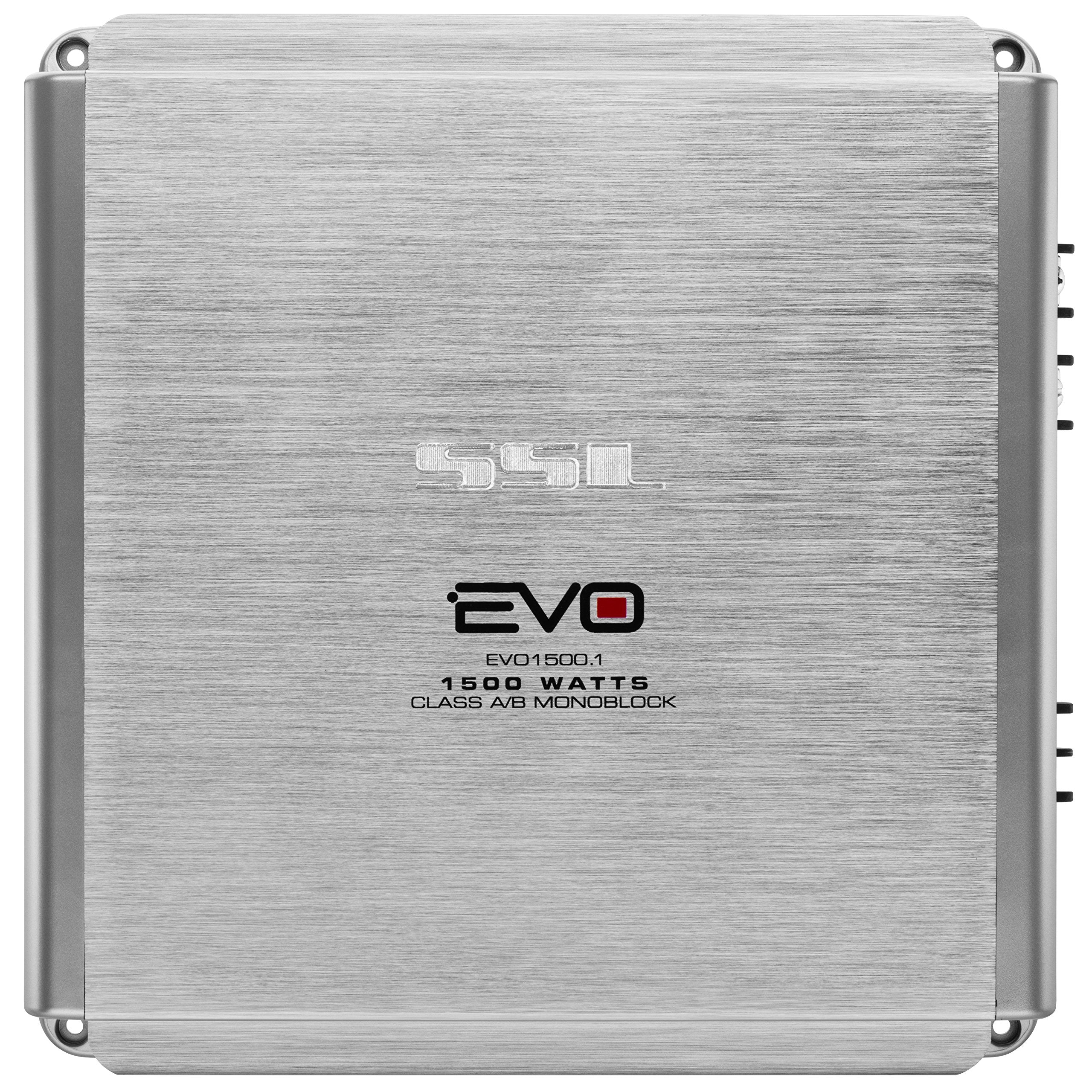 EVO 1500 Watt Sound Storm EVO1500.1 Monoblock, 2 Ohm Stable Class A/B, MOSFET Car Amplifier with Remote Subwoofer Control