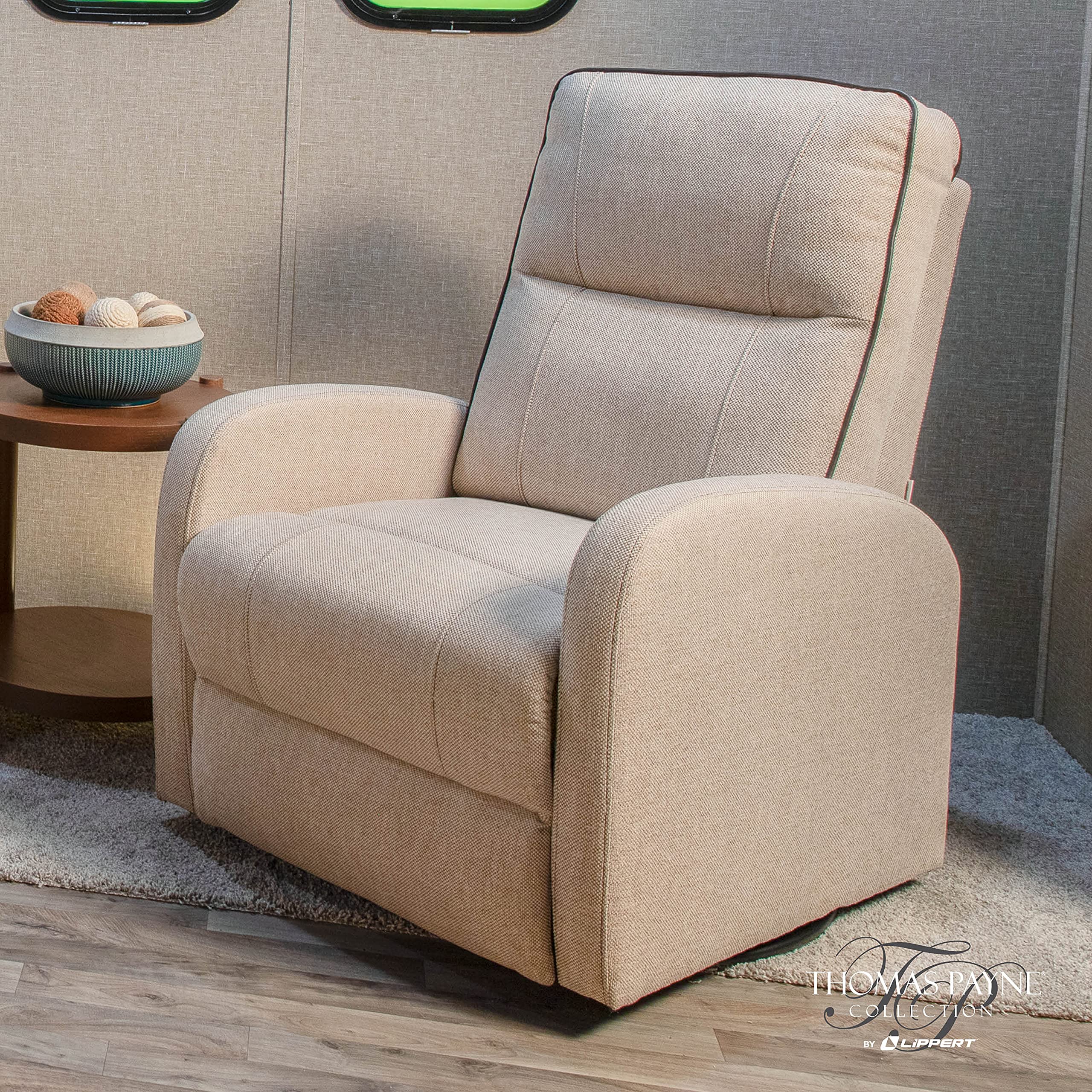 Thomas Payne Swivel Pushback Recliner - Norlina, Vinyl