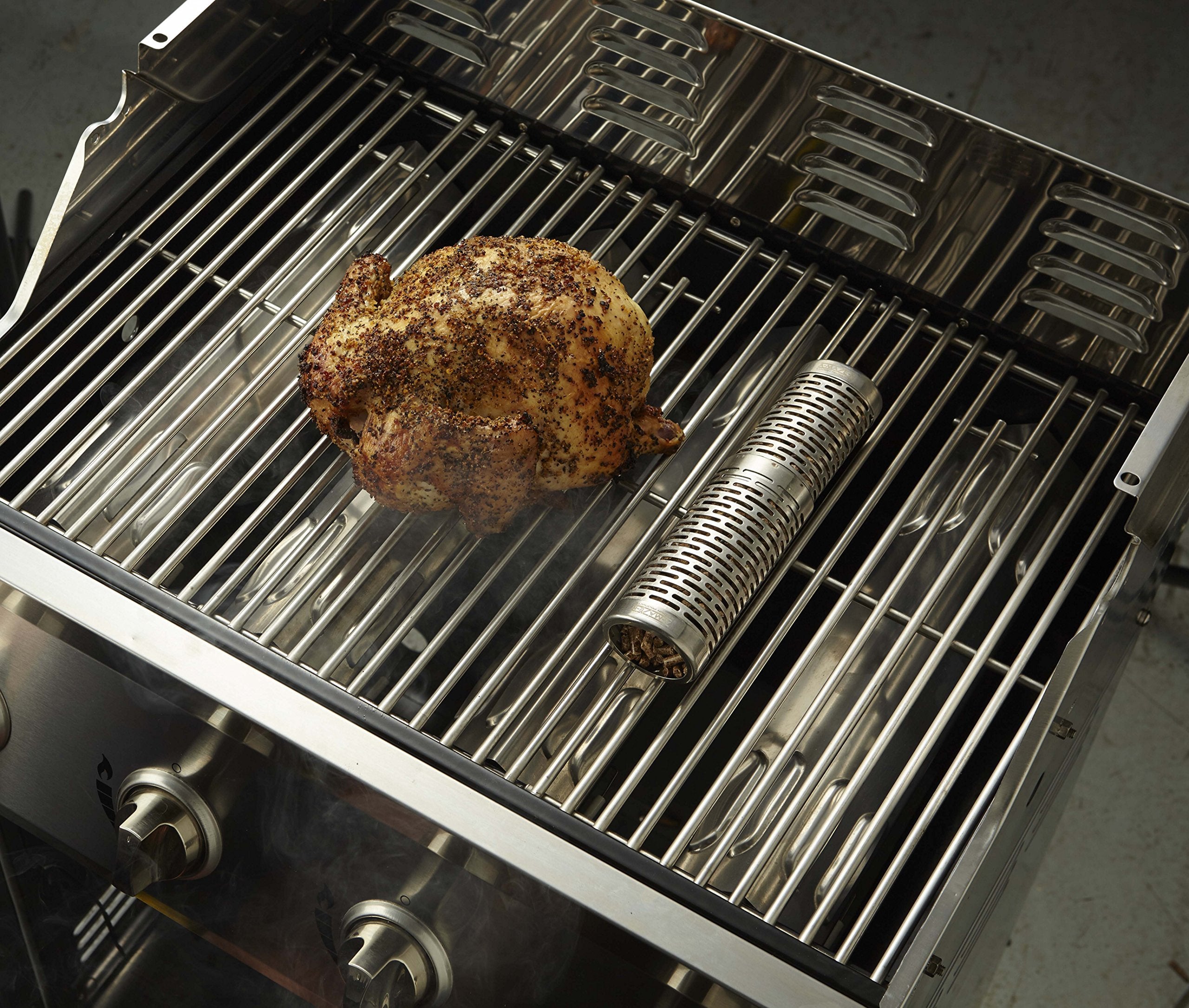 OET-0001 A-MAZE-N Oval Expanding Pellet Tube Smoker, 6-9 Inch