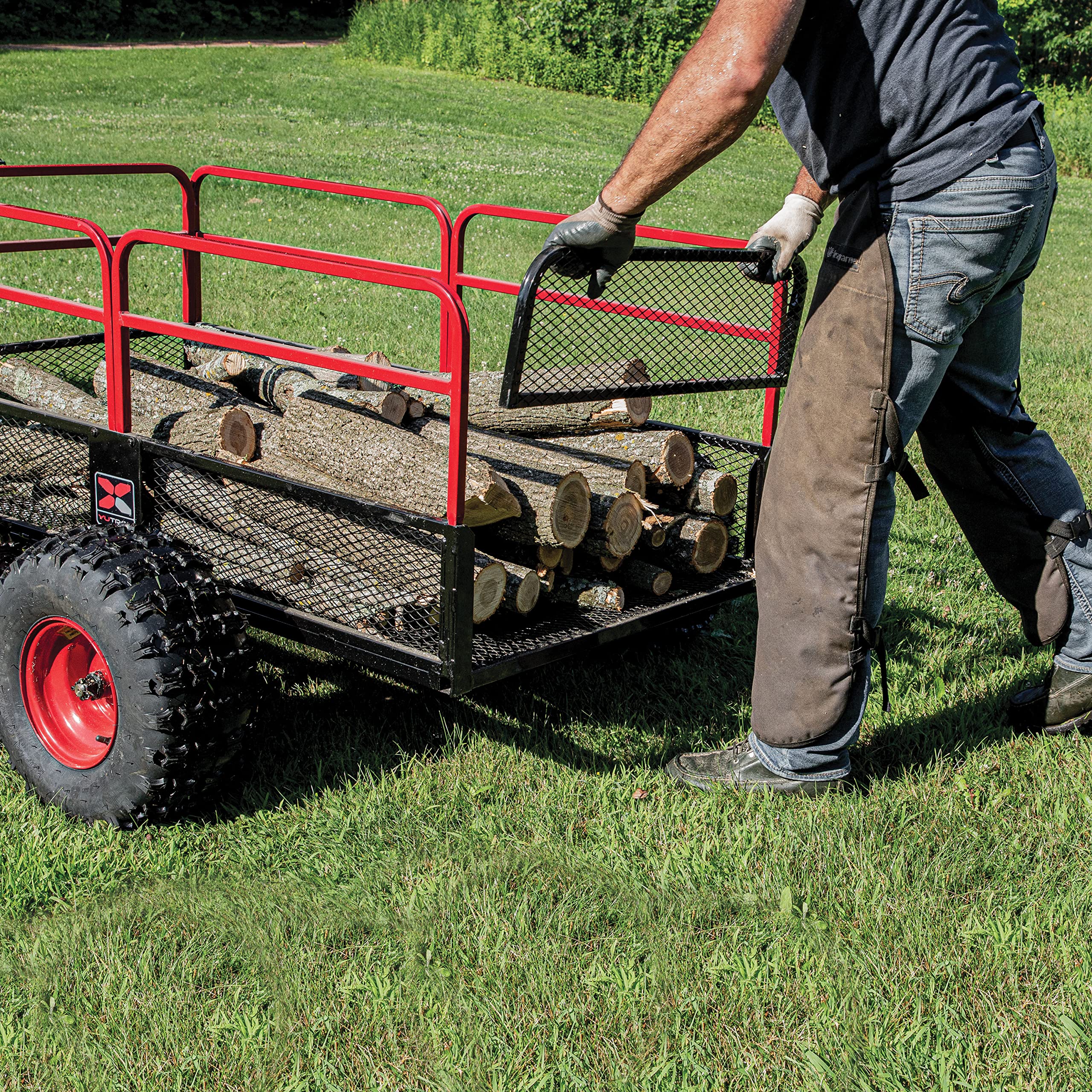 Yutrax X4 Trail Warrior Heavy Duty UTV/ATV Trailer - For Off-Road Use - 1,250 lb. Capacity, TX159