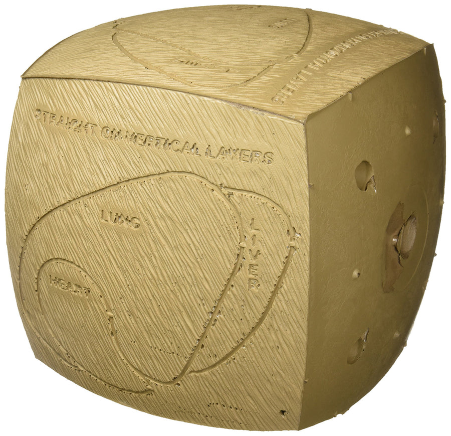 Buck GLENDEL 3D Target Insert Replacement Core 4-Sided, Multiple Sizes, Brown