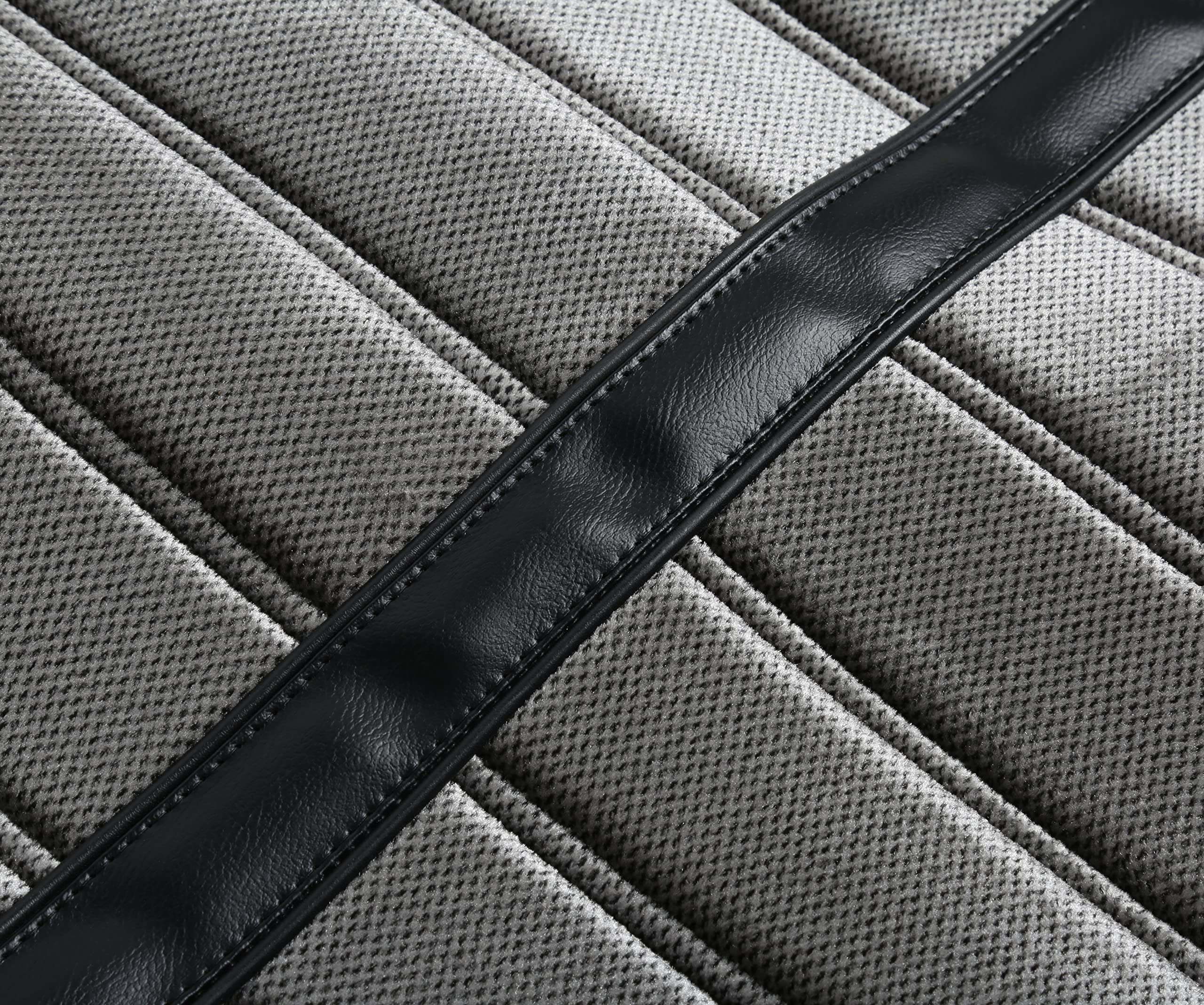 Brothers Trucks 05-290 C/K Seat Upholstery Kit - Cloth/Vinyl - Black/Silver