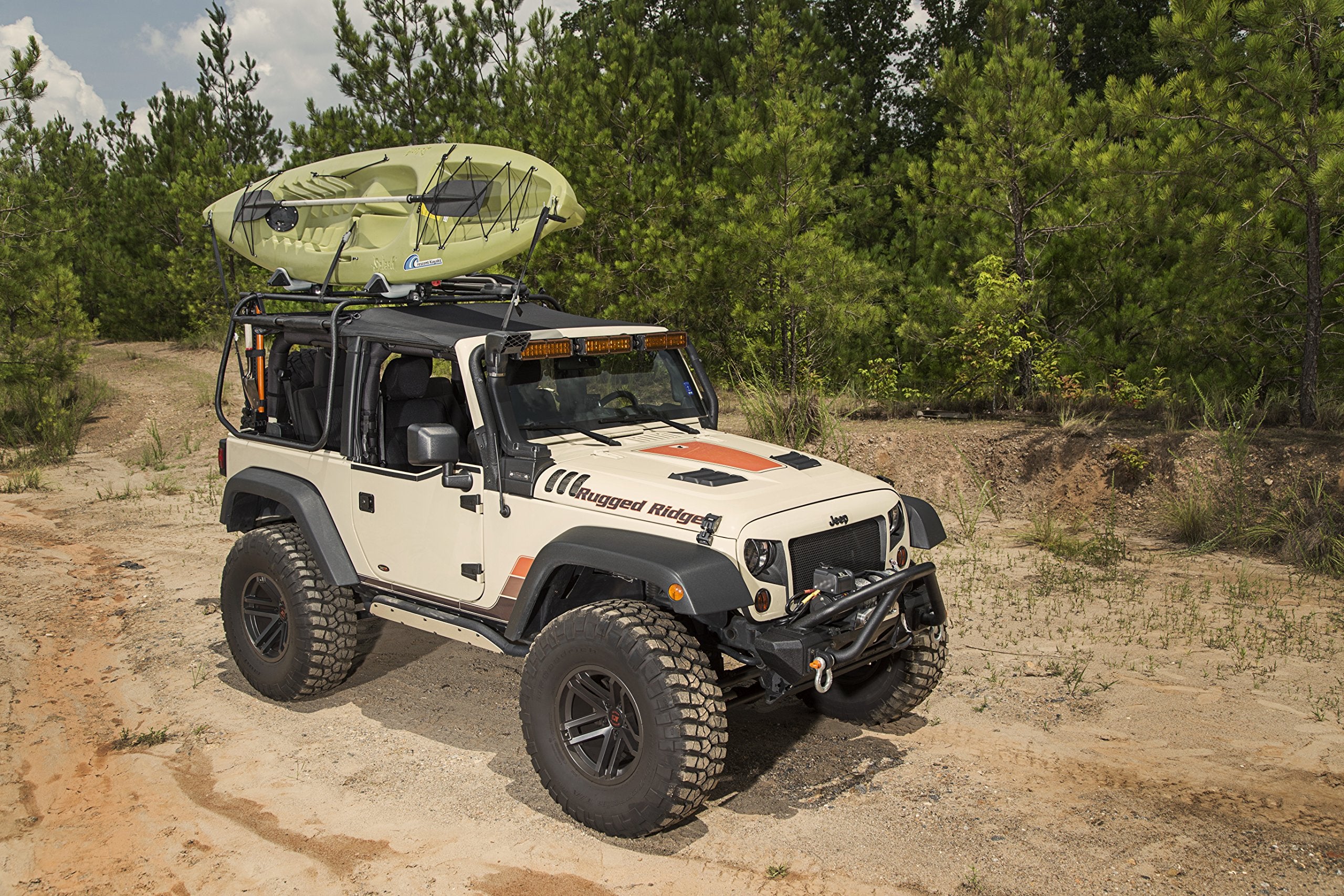 XHD Snorkel Kit | Rugged Ridge | 17756.21 | Fits 2007-2018 Jeep Wrangler JK 3.6L/3.8L