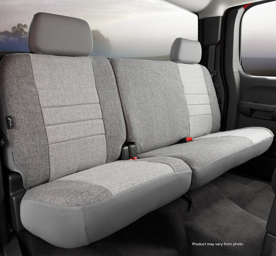 Custom Fit FIA OE32-31 Gray Rear Seat Cover Split Seat 60/40 - Tweed, (Taupe)