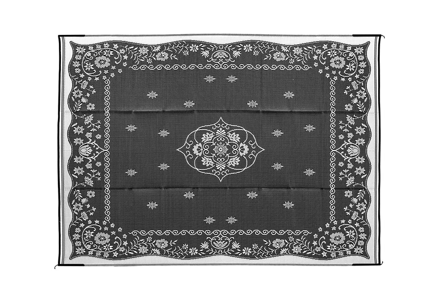 Oriental Awning Camco Leisure Mat-Charcoal 9' X 12'