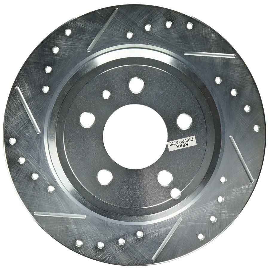 Power Stop Rear EBR459XPR Drilled & Slotted Rotor Pair For Volvo 850 1994-1997, Volvo C70 1998-2004, Volvo S70 1998-2000, Volvo V70 1998-2000 [Model Specific]
