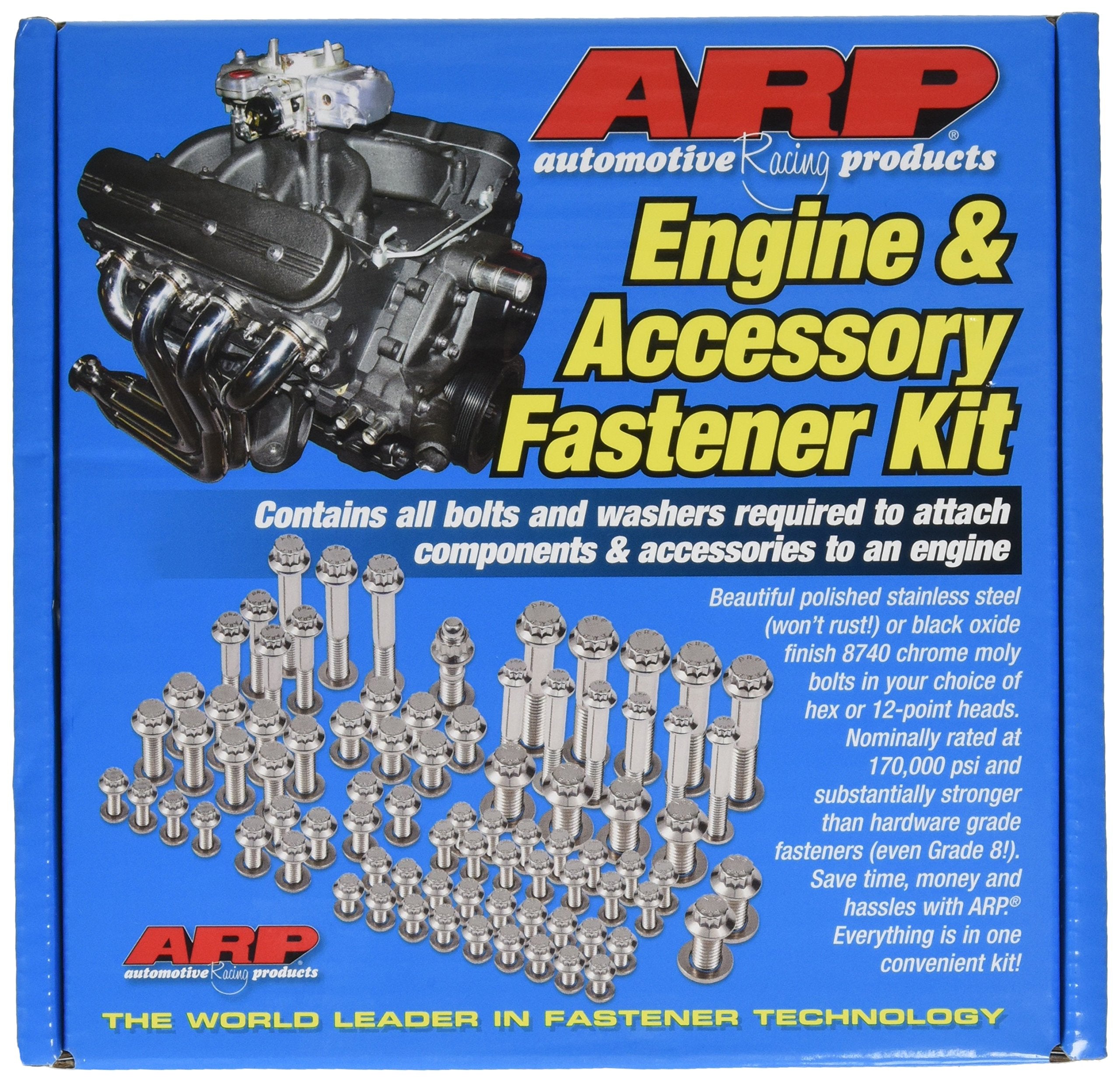 ARP 12-Point Stainless Steel Complete Engine Fastener Kit for Small Block Chevy 534-9502