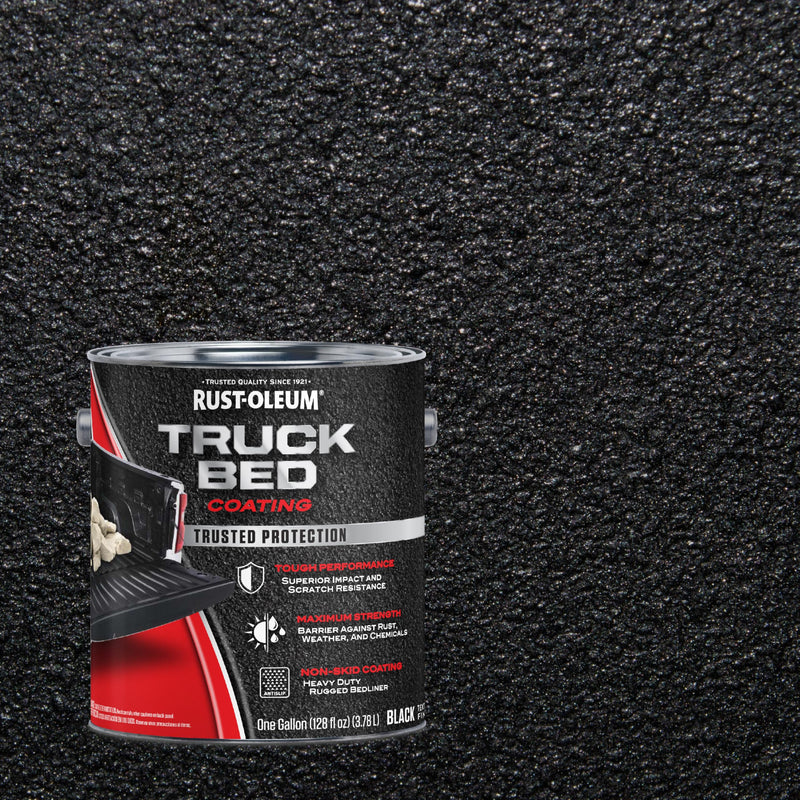 Black Rust-Oleum 342669 Truck Bed Coating, Gallon
