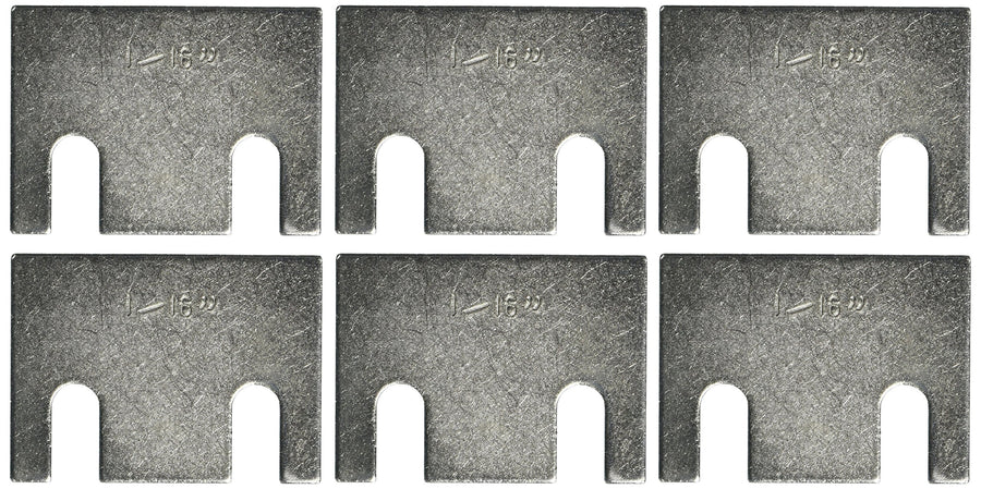 47241 Specialty Products Company 1/16" Caster Shim for Jeep, (Pack of 6)