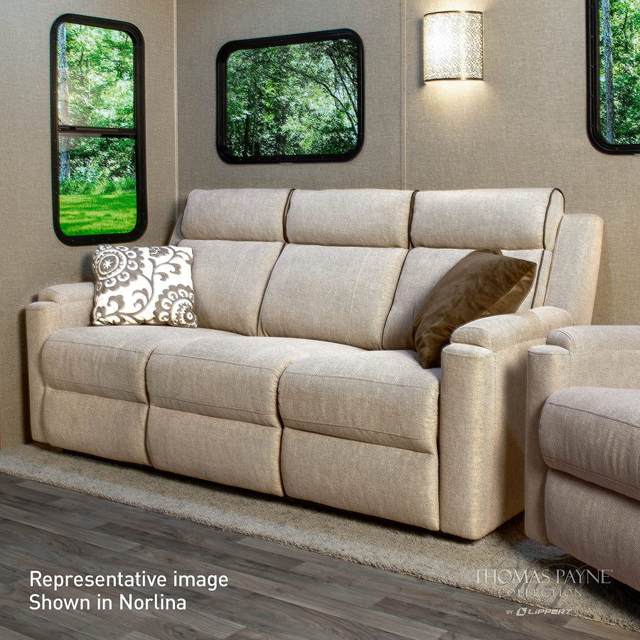 Thomas Payne Theater Seating Heritage Series Collection Armless Recliner for 5th Wheel RVs, Travel Trailers and Motorhomes, Norlina
