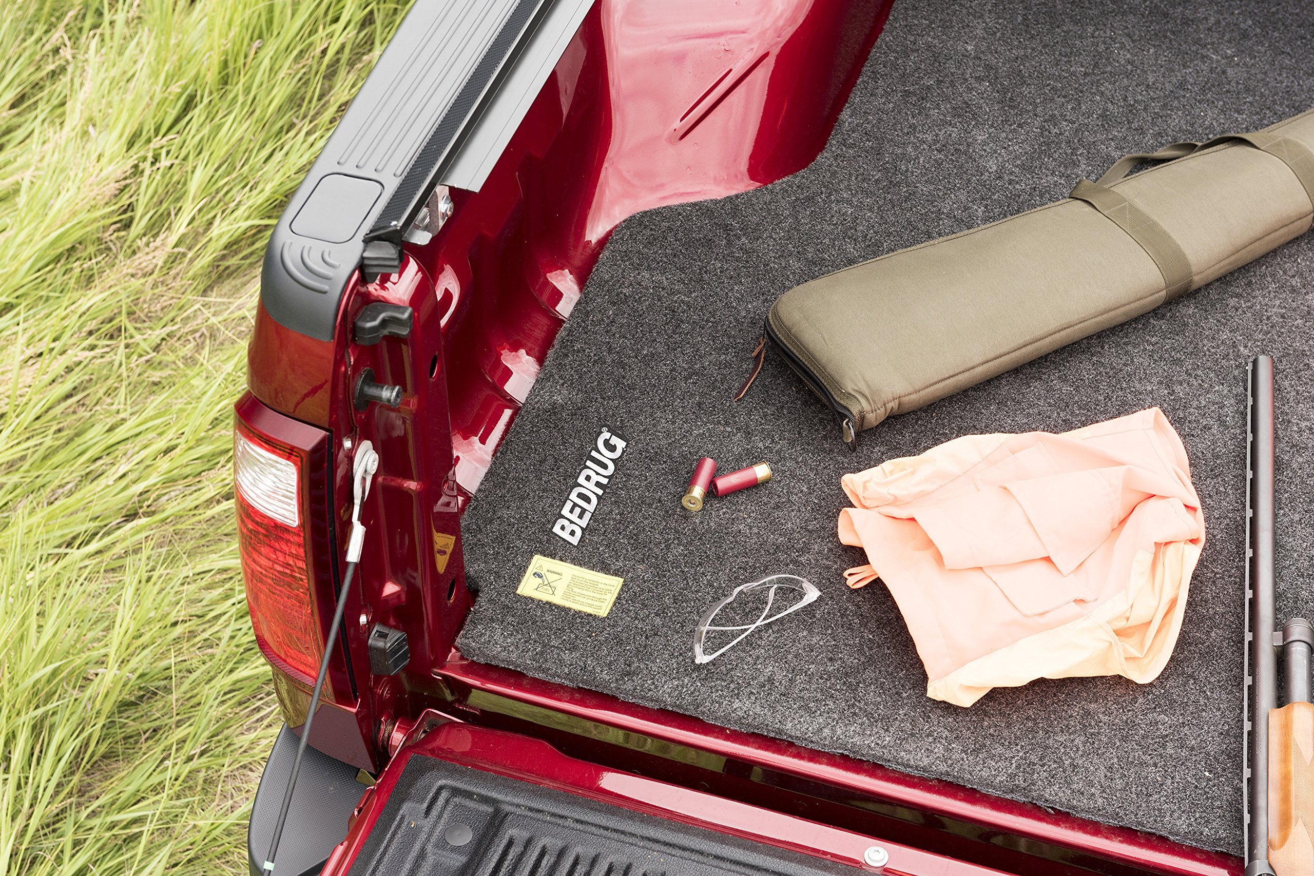 Classic Bed Mat Bedrug | 2005 - 2023 Toyota Tacoma (Models with Spray-In or No Bed Liner) 6' Bed (Tailgate Mat Sold Separately), Charcoal Grey | BMY05SBS