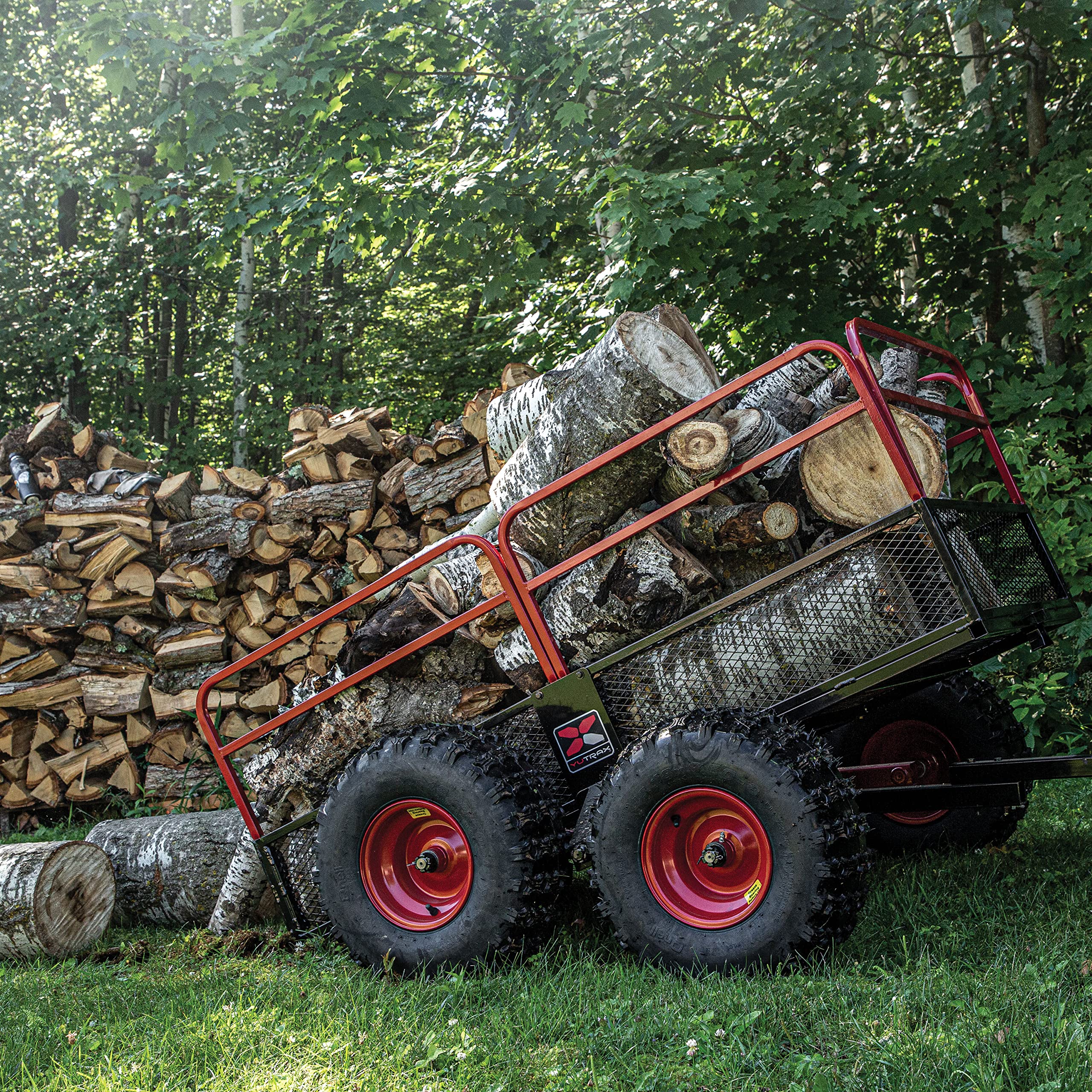 Yutrax X4 Trail Warrior Heavy Duty UTV/ATV Trailer - For Off-Road Use - 1,250 lb. Capacity, TX159