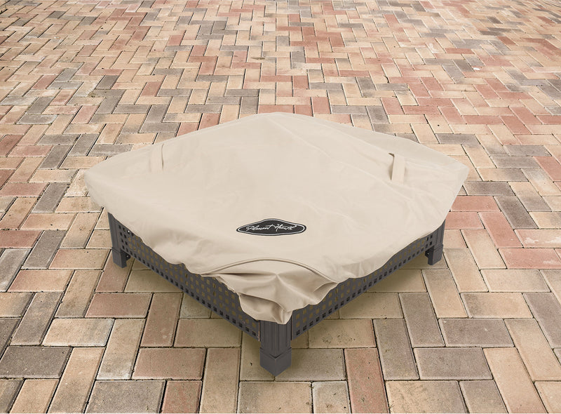 Medium Square Pleasant Hearth OFC211S Fire Pit Cover