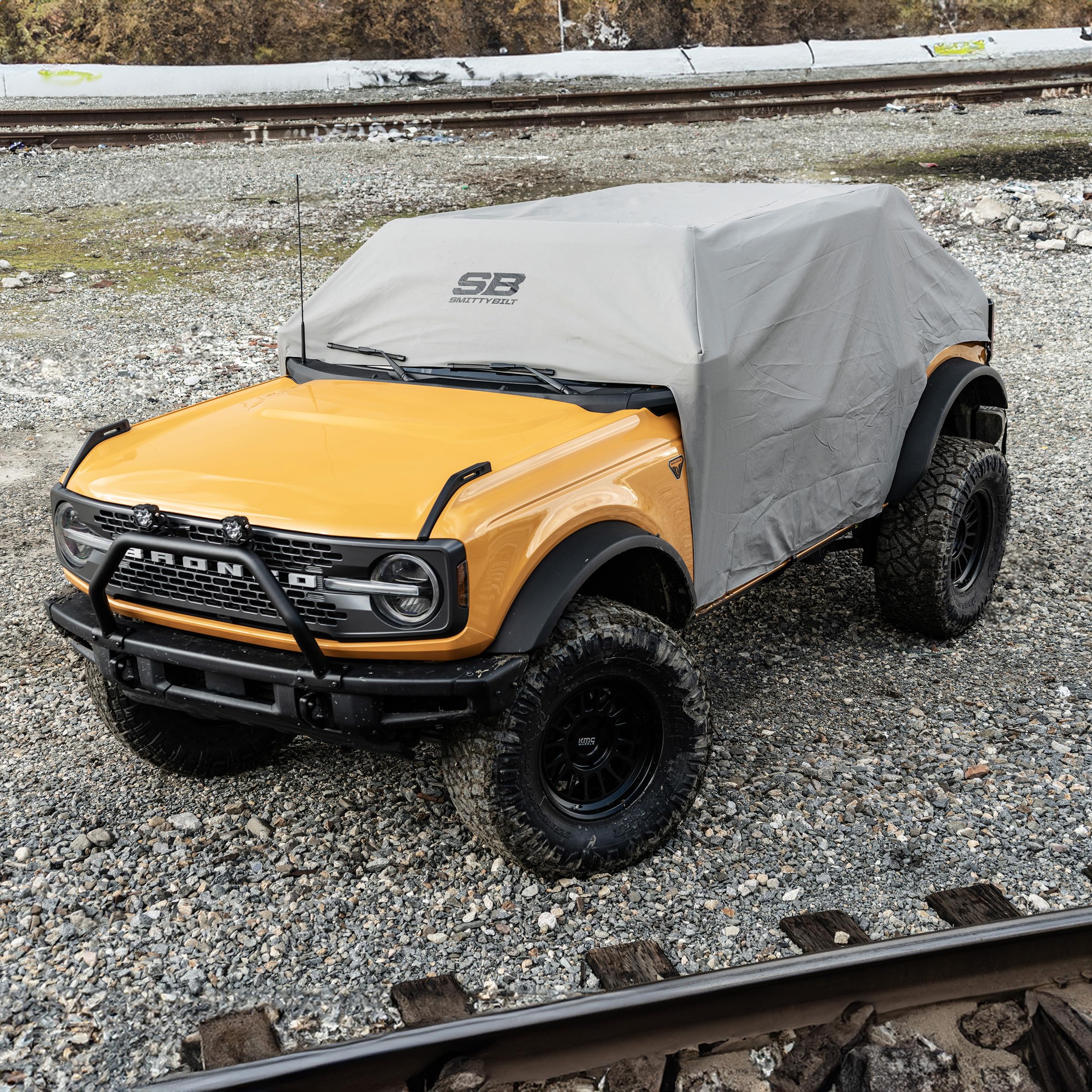 BRONCO SmittyBilt 4D WATER RESIST COVER W DOOR FLAP - SB2081