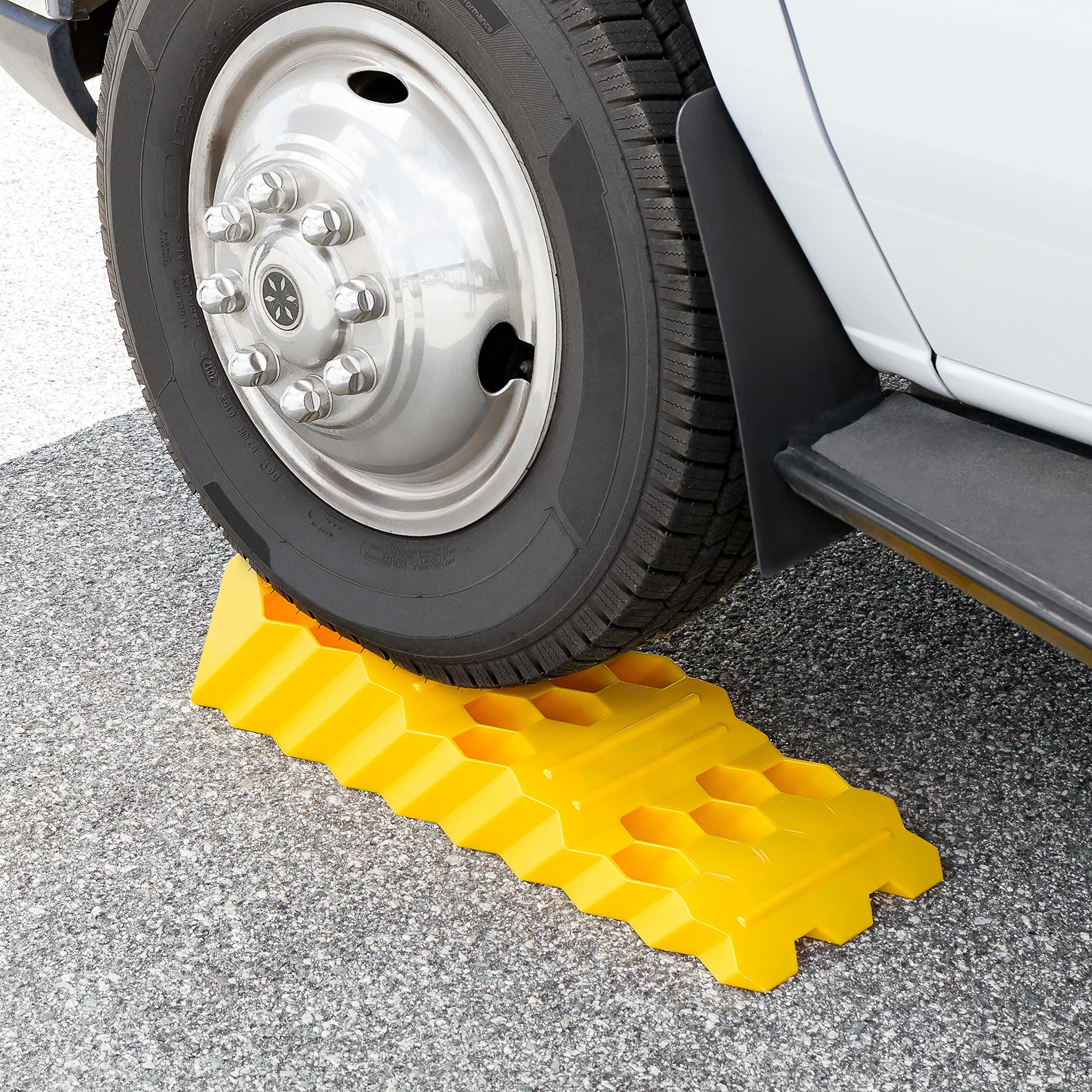 Camco Super Tri-Leveler RV | Leveling Heights: 2-inches, 3-1/2-inches, and 5-inches | 10,000lbs. Load Capacity (44576), Yellow