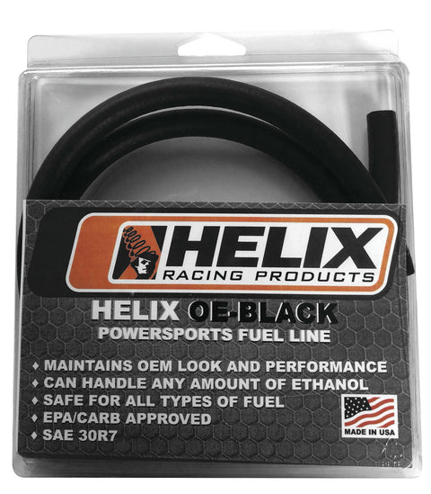 OE-Black Helix Racing Products Fuel Line - 5/16in. ID - 10ft.