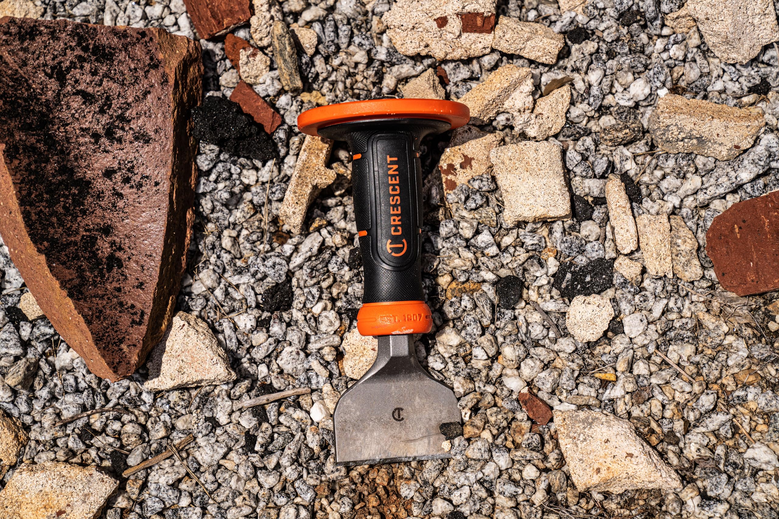 Crescent 8-1/2" x 3" Brick Chisel with Hanguard - CBCH30H