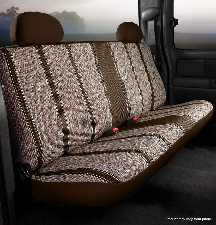 Custom Fit Fia TR42-10 BROWN Rear Seat Cover Bench Seat - Saddle Blanket, (Brown)