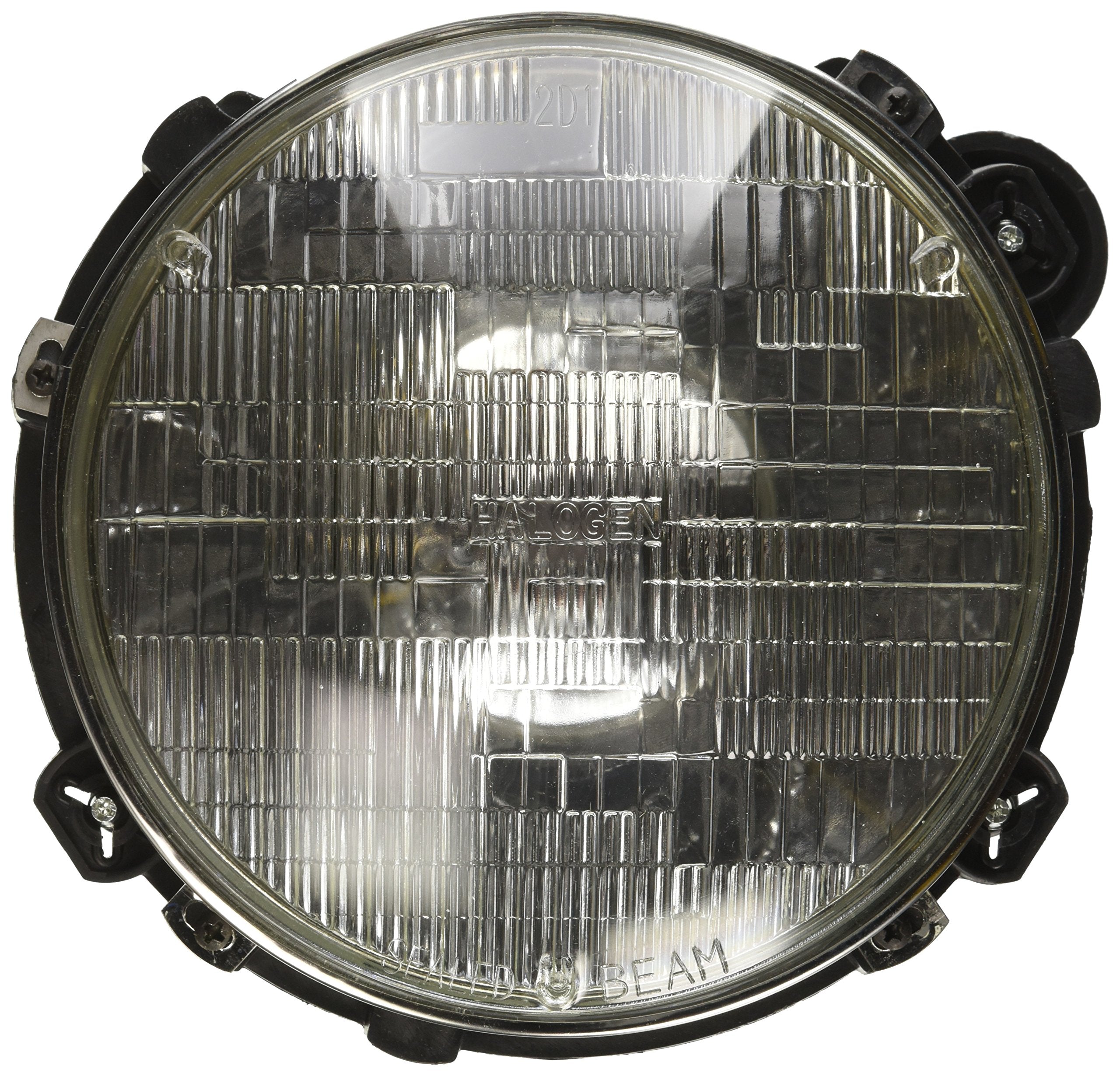 Front Left Crown Automotive 55055033AE Headlight Assembly with Leveling Device, Clear