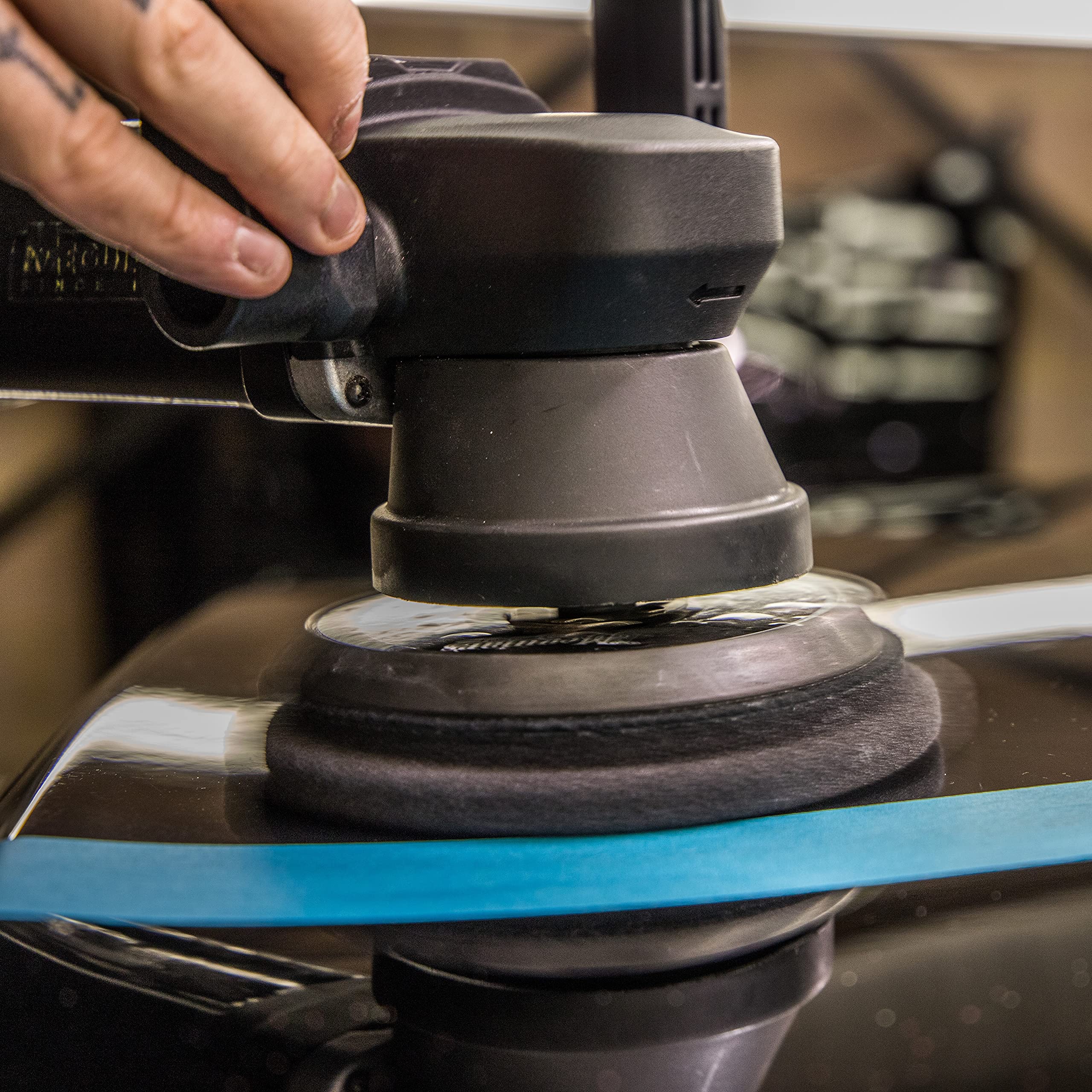 6" Meguiar's Soft Buff Da Foam Finishing Disc DFF6 - Hook and Loop Foam DA Polisher Finishing Pad for Applying Waxes and Sealants - For use with 6" DA Backing Plate and DA Polisher, 1 Disc