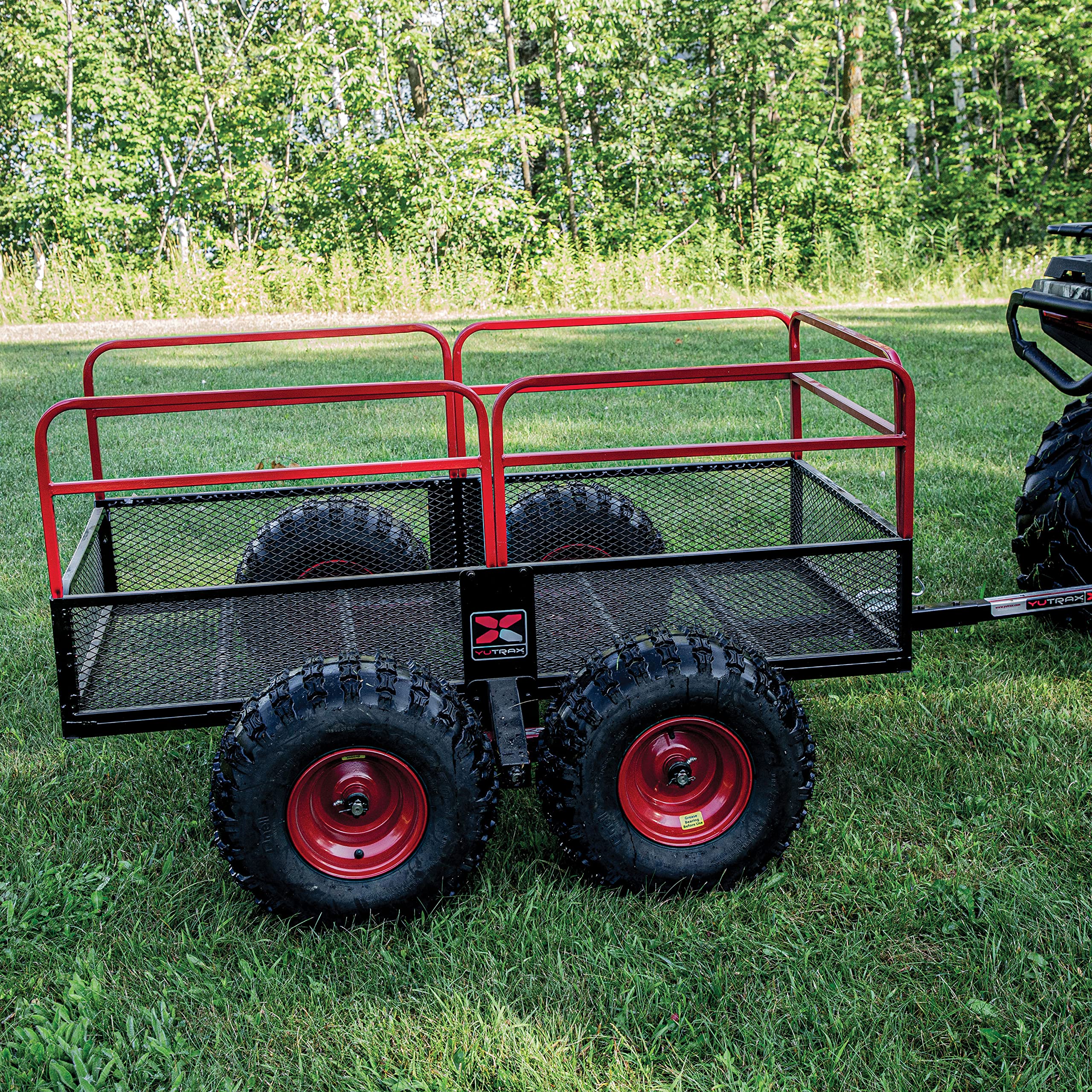 Yutrax X4 Trail Warrior Heavy Duty UTV/ATV Trailer - For Off-Road Use - 1,250 lb. Capacity, TX159