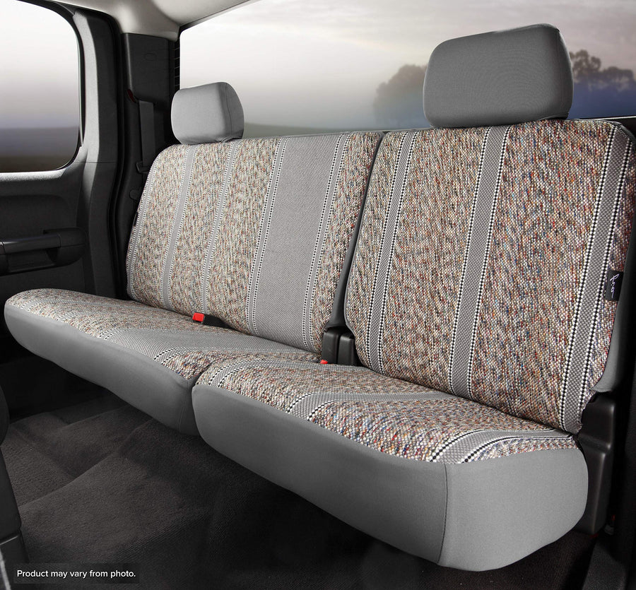 Custom Fit FIA TR42-41 Gray Rear Seat Cover Split Seat 40/60 - Saddle Blanket, (Gray)