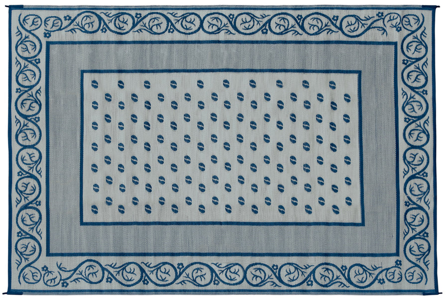 9 by 12-Feet Faulkner Vineyard Blue Multi-Purpose Mat