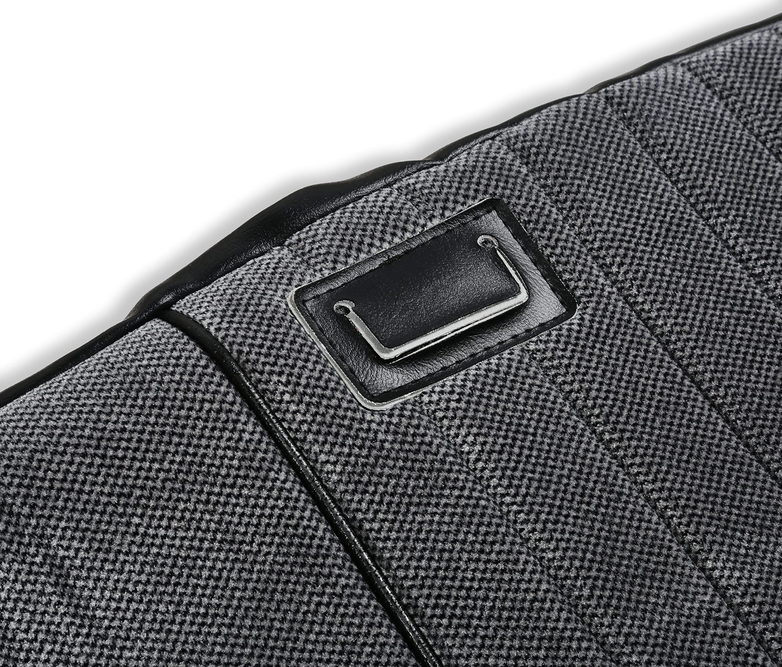 05-320 Brothers Trucks Upholstery Kit-Deluxe Seat Cloth/Vinyl-Black/Silver
