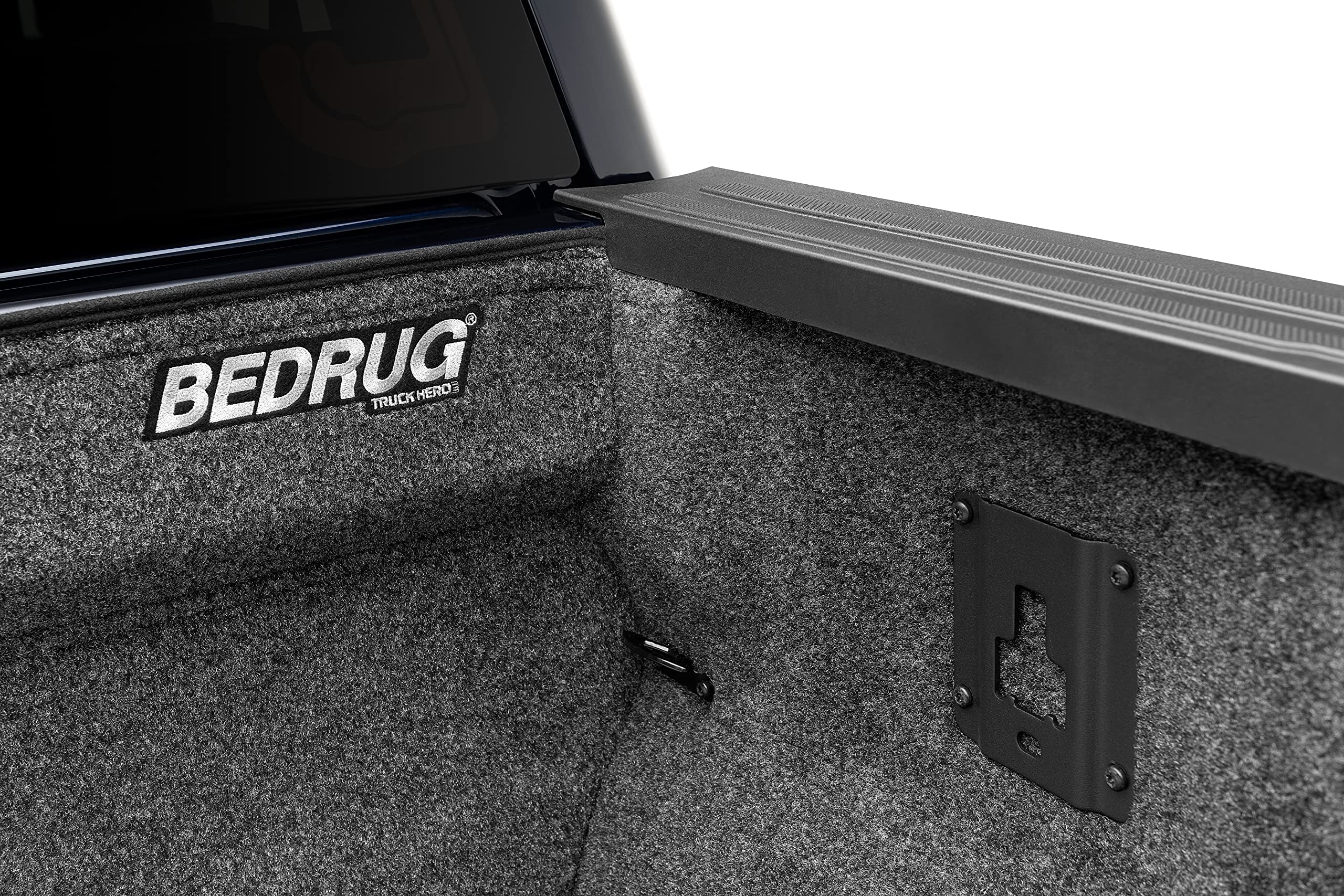 Classic Bed Liner Bedrug | Fits 2015 - 2024 Ford F-150 5'7" Bed (BRZSPRAYON is required if installing over Spray-In Liner), Charcoal Grey | BRQ15SCK