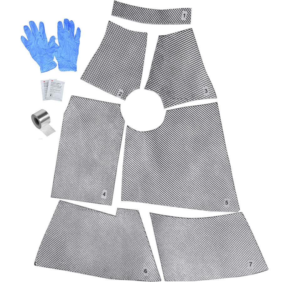 Transmission Tunnel Heat Shield Kit Design Engineering 010882 for Triumph TR6 and TR250