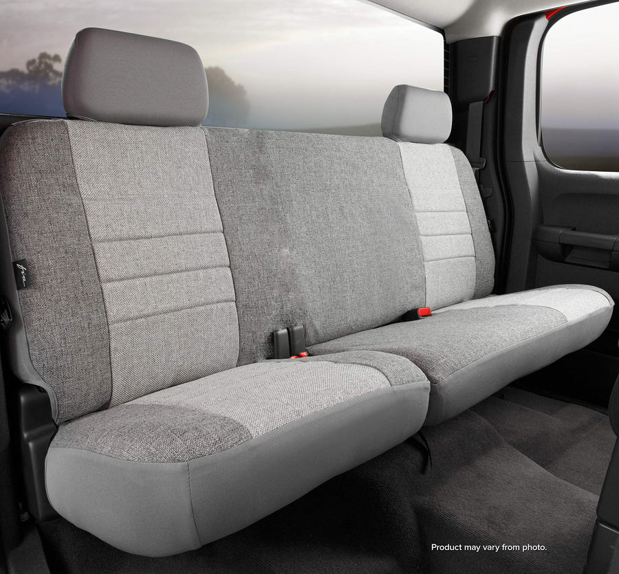 Gray Fia OE32-66 Custom Fit Rear Seat Cover Split Seat 60/40 - Tweed