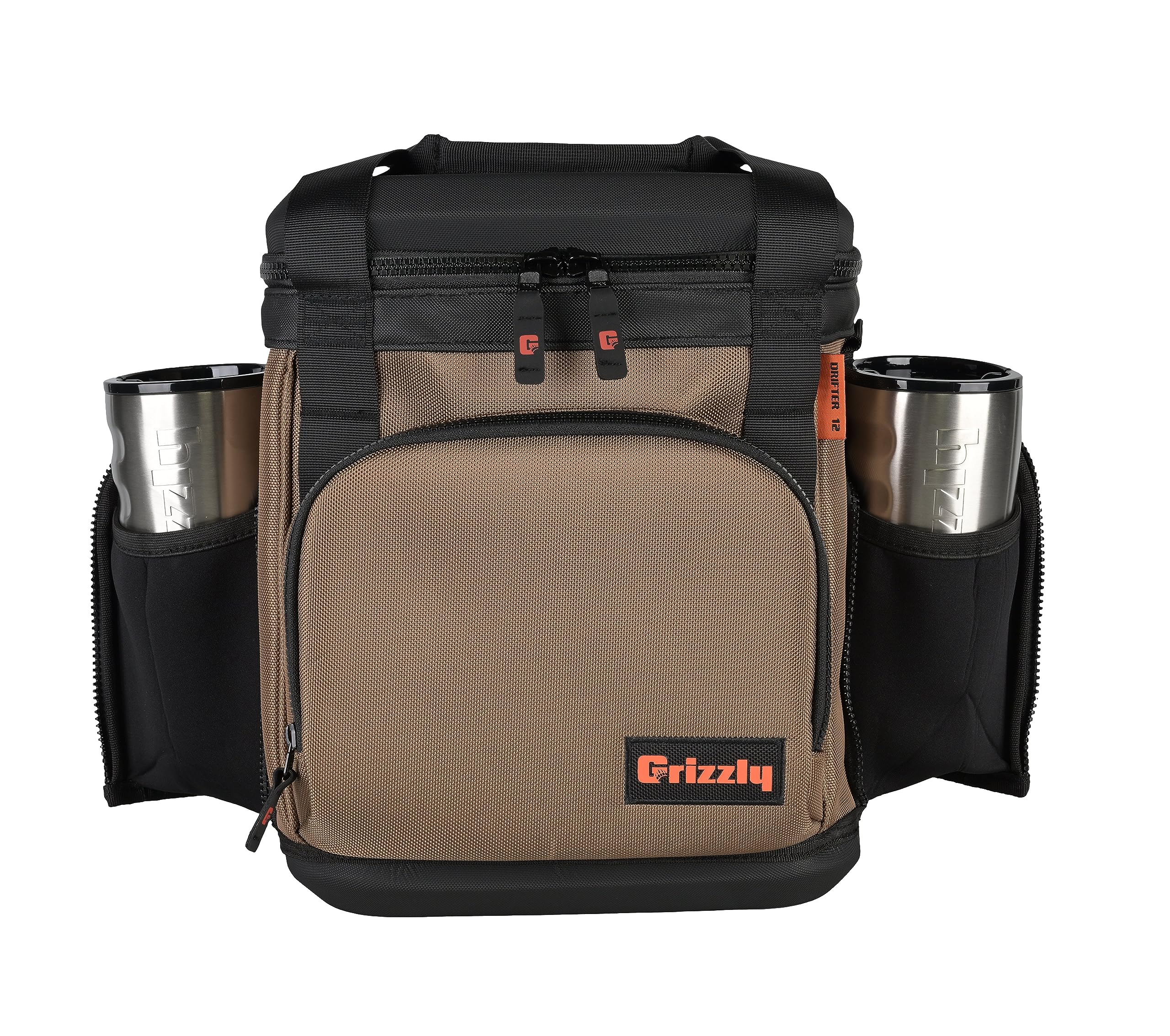 Grizzly Drifter 12 Quart Cooler, Tan, Polyester