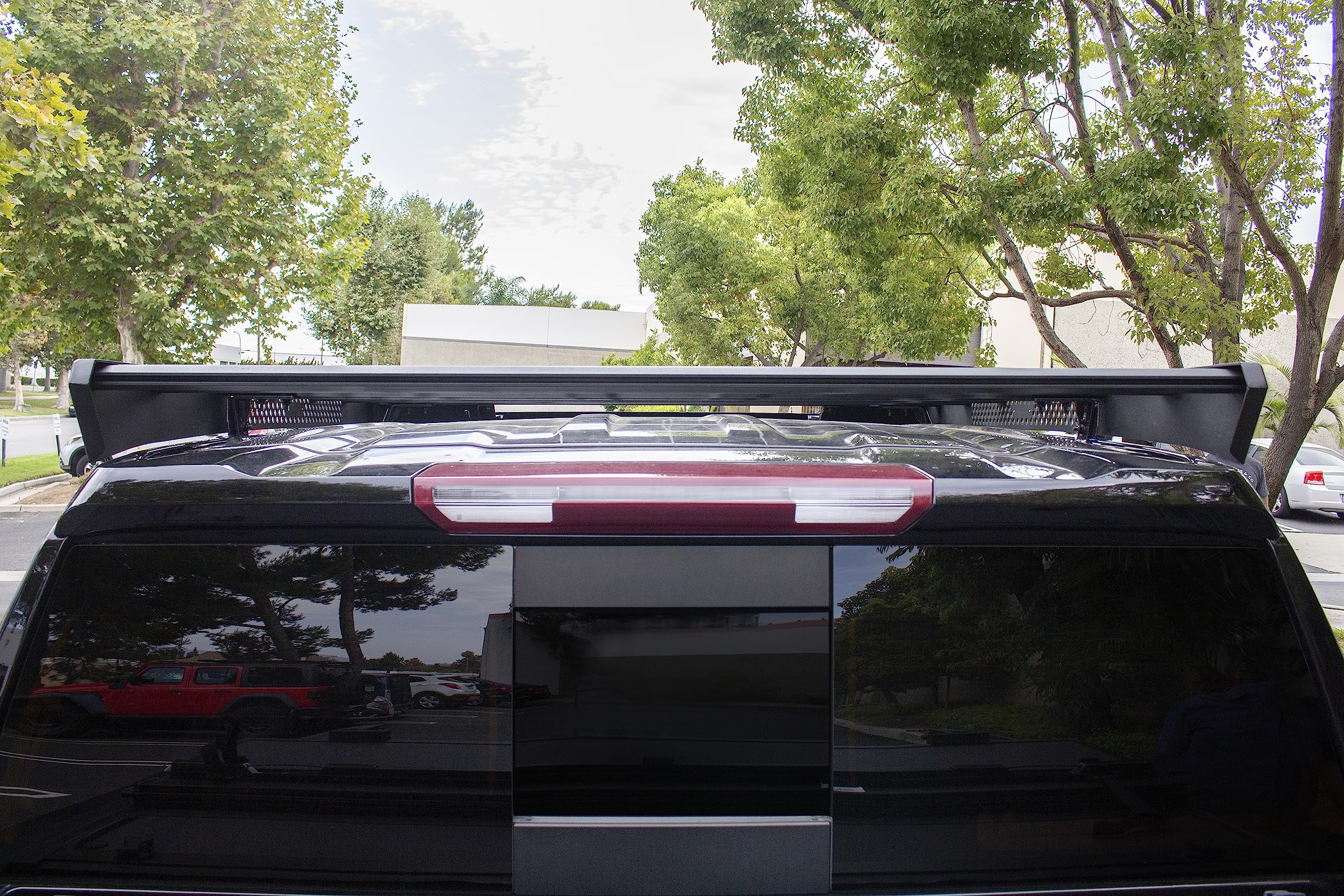 Go Rhino Low Profile Ceros Roof Rack | Aluminum, Textured Black | 5933110T | Fits 2019 - 2024 Chevrolet Silverado & GMC Sierra 1500 Crew Cab Pickup