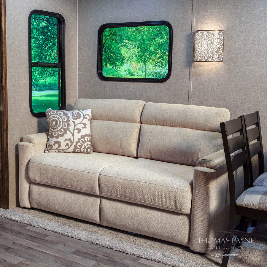Norlina Thomas Payne 68" RV Tri-Fold Sofa with Woven Fabric, Couch-to-Bed Conversion, Removeable Back, Easy Installation for Travel Trailers, 5th Wheels and Motorhomes - 2020128771