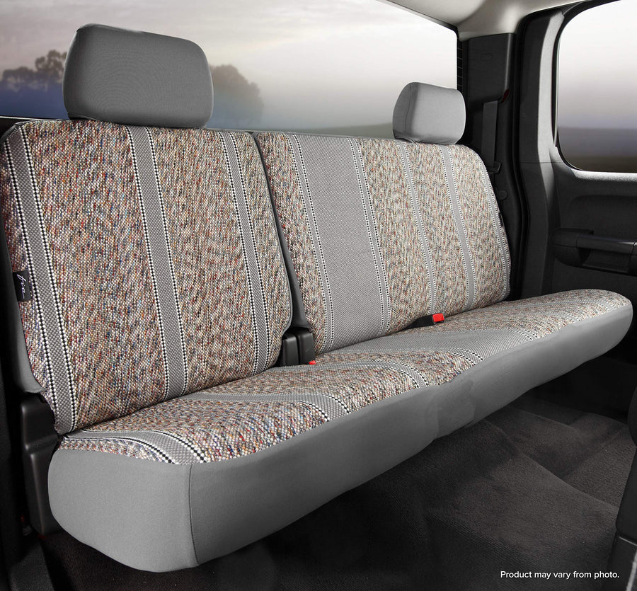 Custom Fit Fia TR42-23 GRAY Rear Seat Cover Split Backrest 60/40 - Saddle Blanket, (Gray)