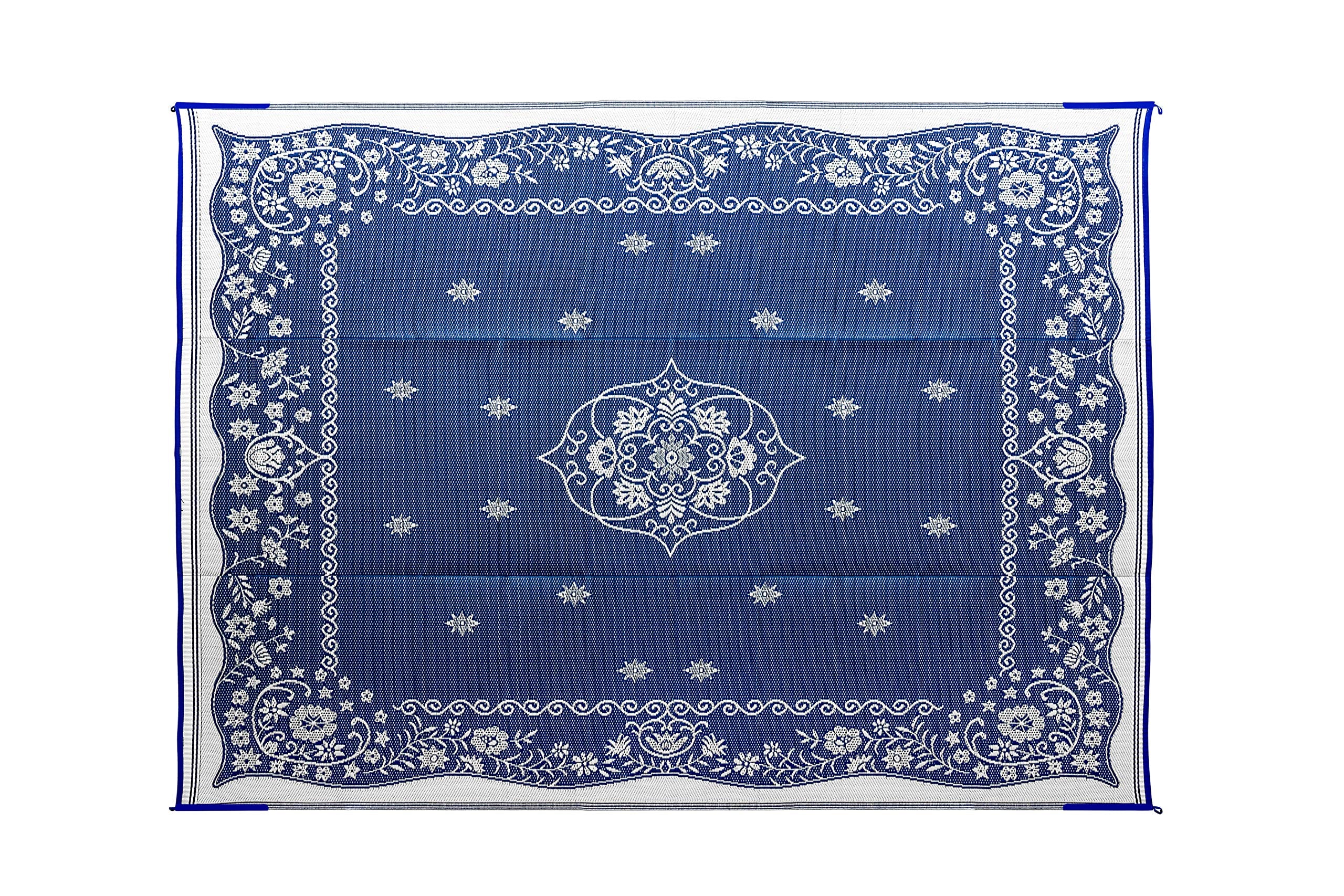 Oriental Camco 42851 Awning Leisure Mat-Blue 9' X 12'