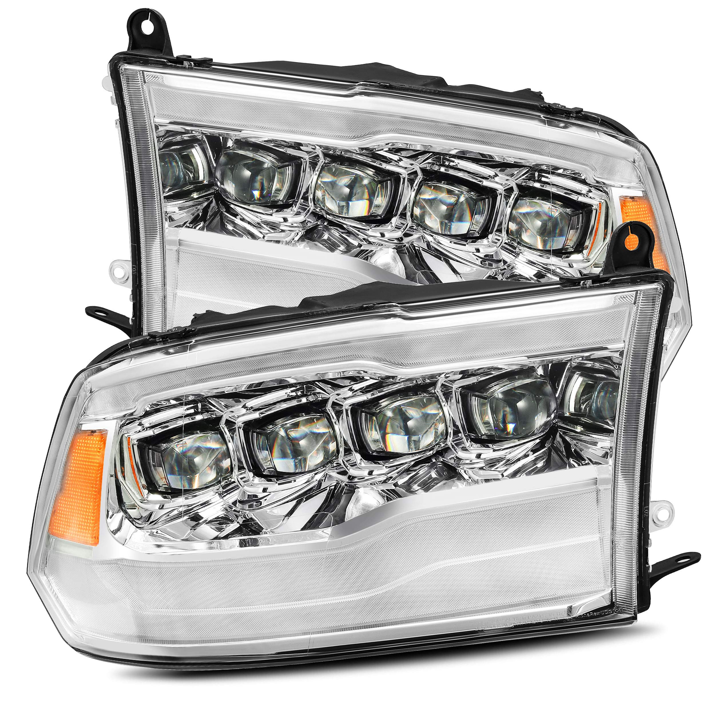 880591 AlphaRex USA Nova Series LED Projector Headlights fits Dodge Ram 1500,Clear